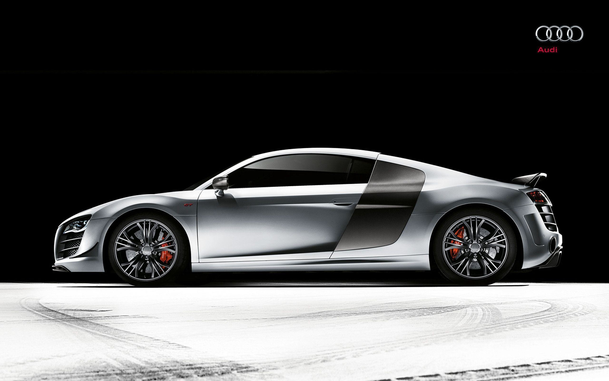 Audi R8, Audi, Argento, Profilo, 2560x1600, immagine di sfondo