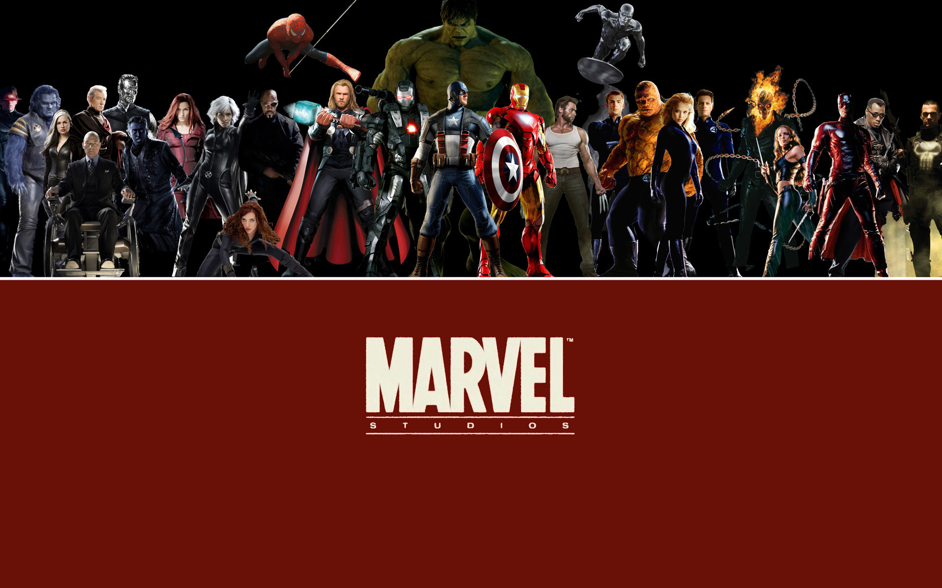 Marvel Studios, Logo Marvel, Avengers, Supereroi, 16:10 Full HD, sfondo widescreen