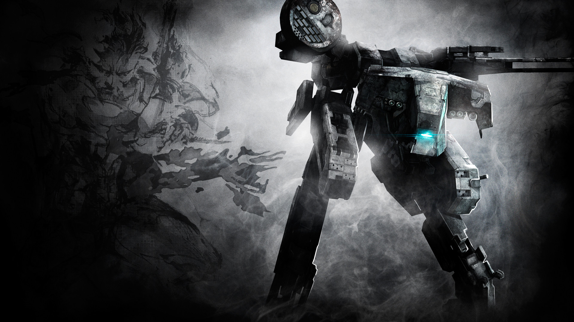 Metal Gear REX, Metal Gear Solid, Mecha, Fumo, 16:9 Full HD, sfondo widescreen