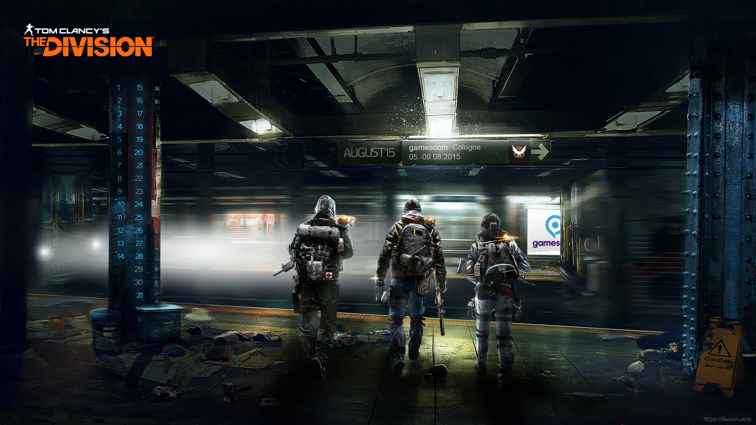 Tom Clancy's The Division, Agenti, Metropolitana, Logo, 2K, sfondo Windows 11