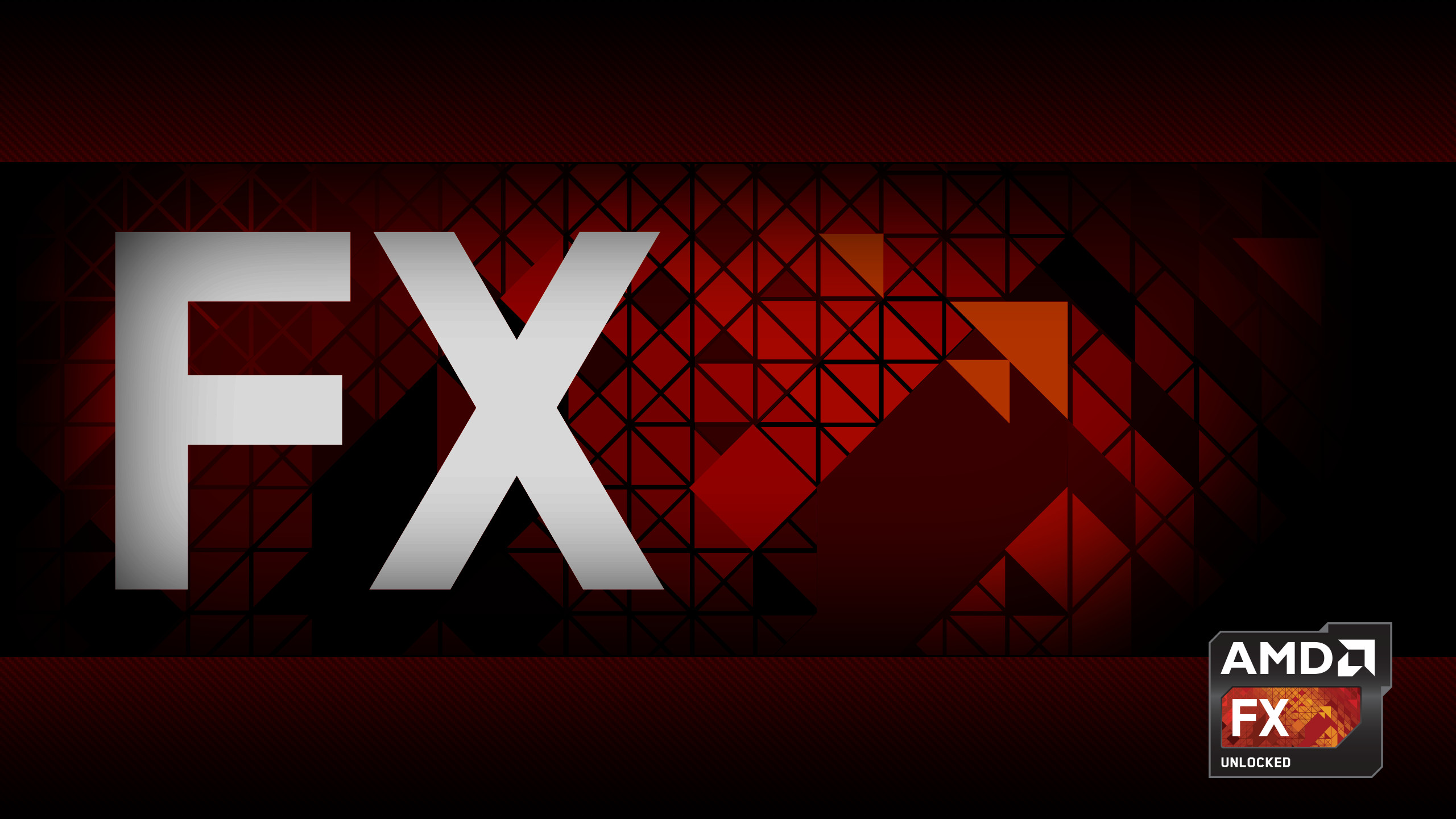 AMD FX, Logo, Rosso, 2K, wallpaper per portatile