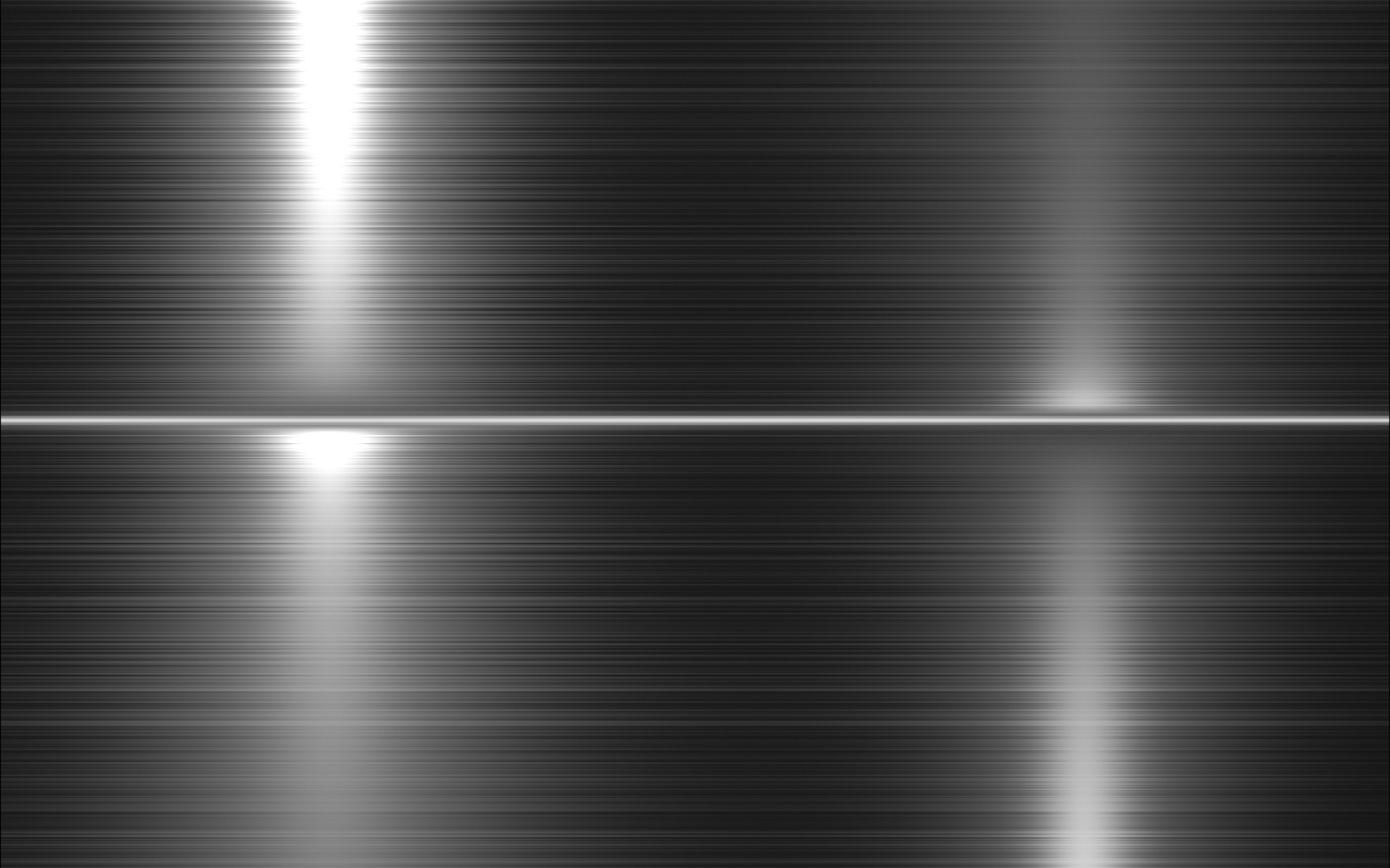 Acciaio spazzolato, Riflessi, Texture, Grigio, 2560x1600, sfondo MacBook Pro