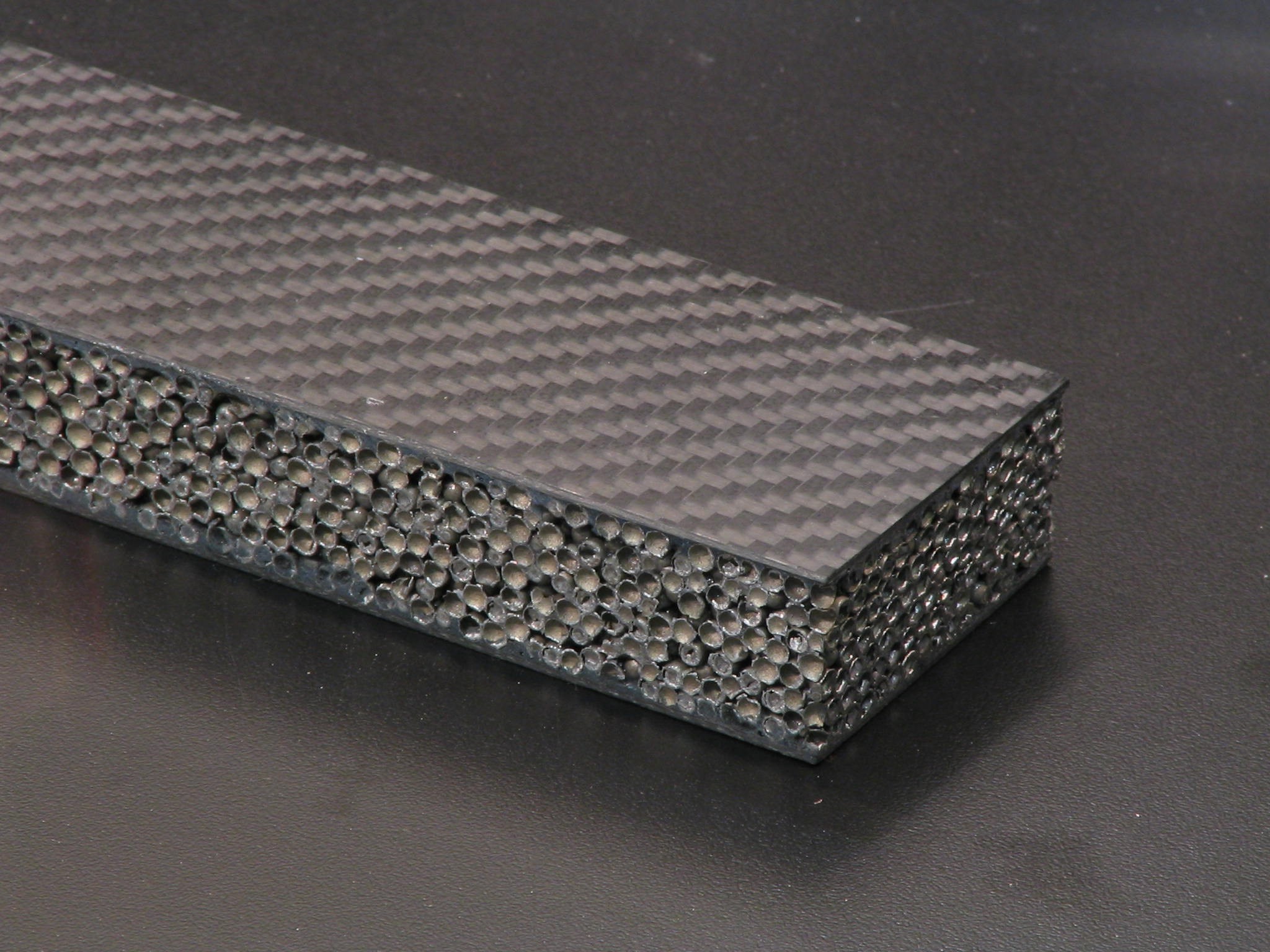 Fibra di carbonio, Pannello sandwich, Materiale composito, Primo piano, sfondo Full HD per tablet