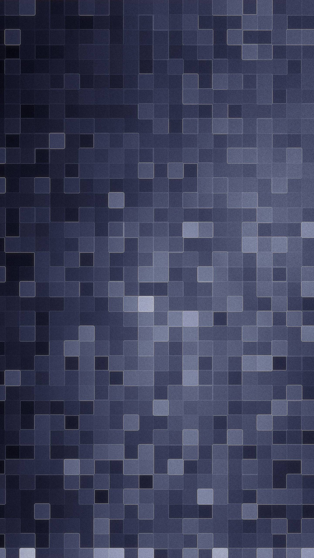Mosaico, Pixel, Blu notte, Astratto, Full HD, sfondo verticale per cellulare