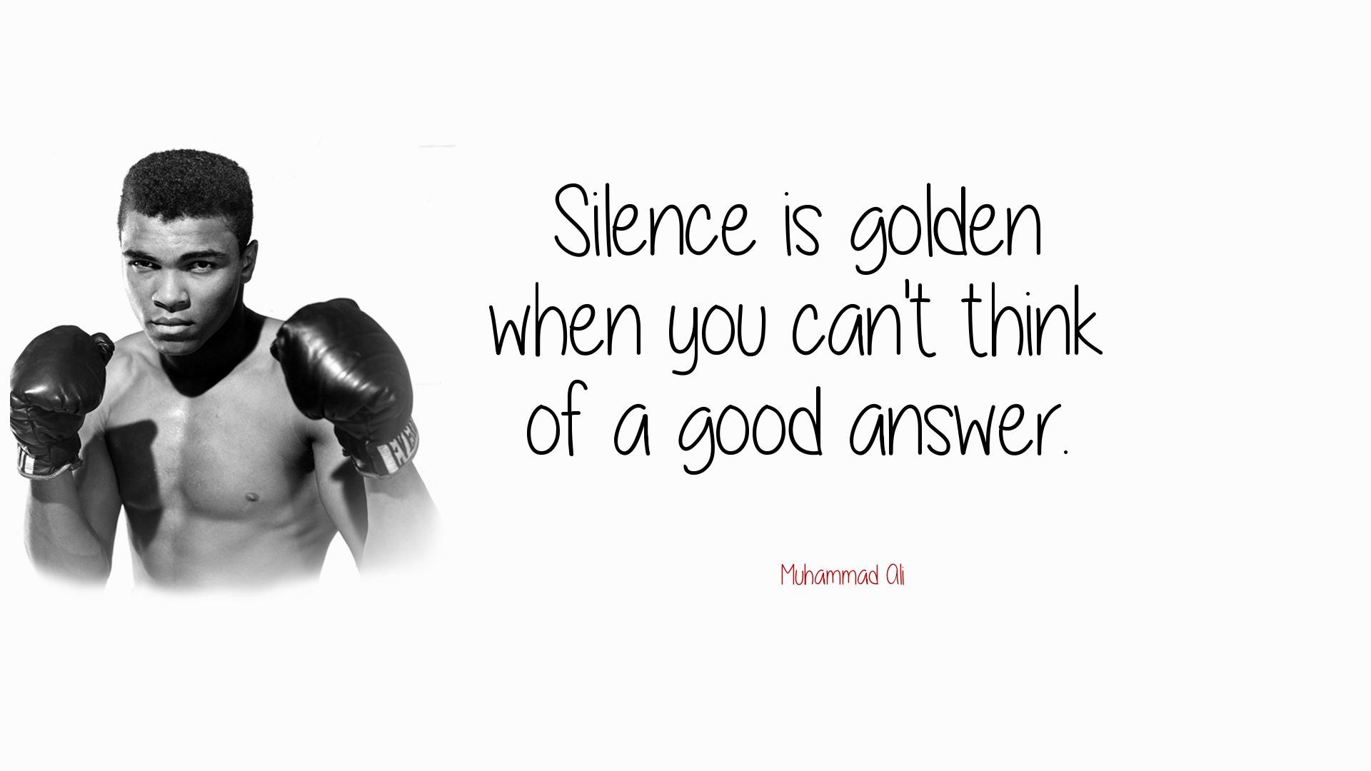 Muhammad Ali, Citazione, Guantoni da boxe, Sfondo bianco, Full HD, wallpaper desktop