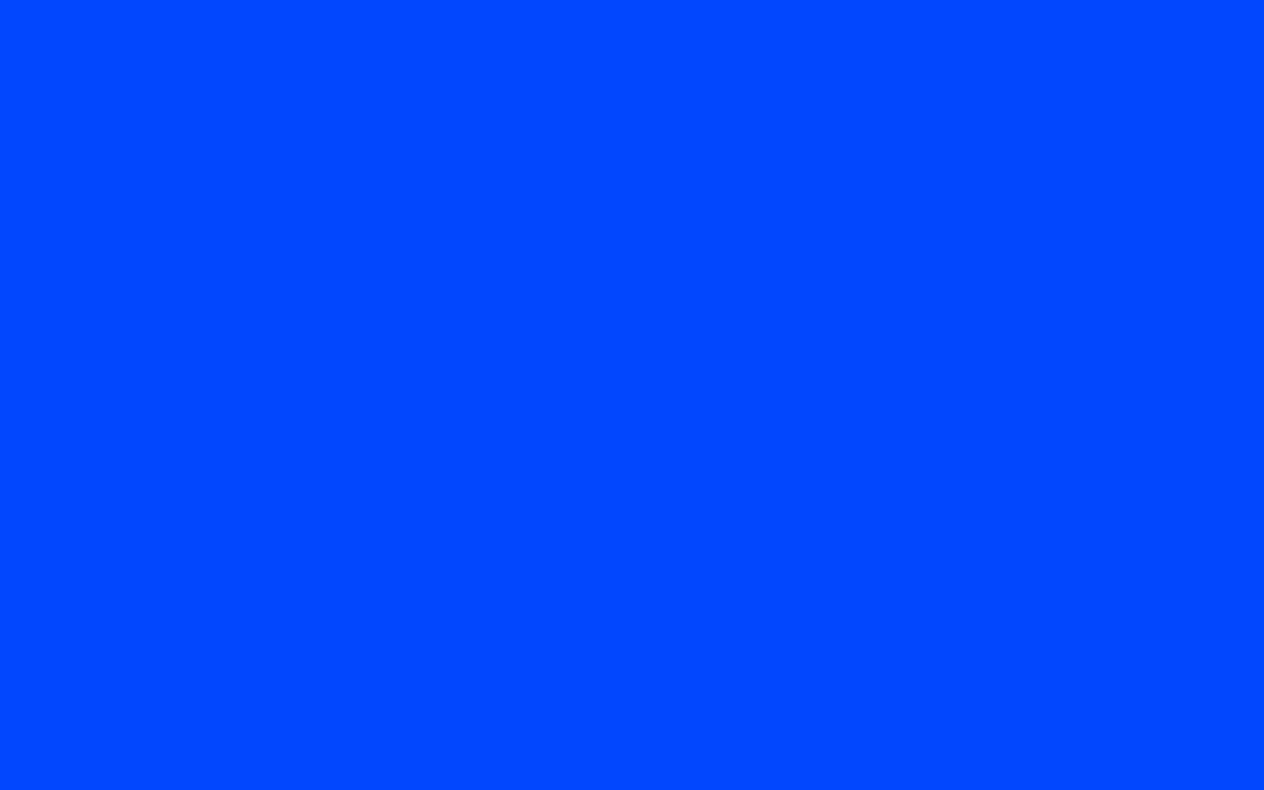 Blu, Tinta unita, Colore pieno, Blu elettrico, Minimalismo, 2K, sfondo Windows 11