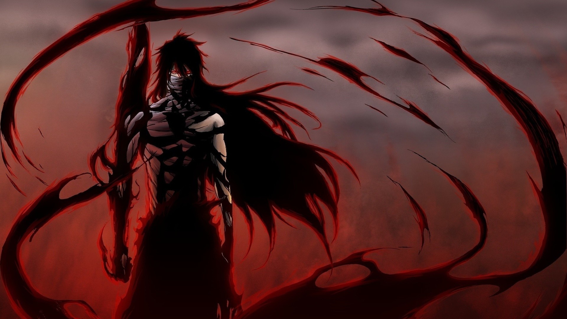 Ichigo Kurosaki, Bleach, Mugetsu, Rosso, 1920x1080, sfondo per PC