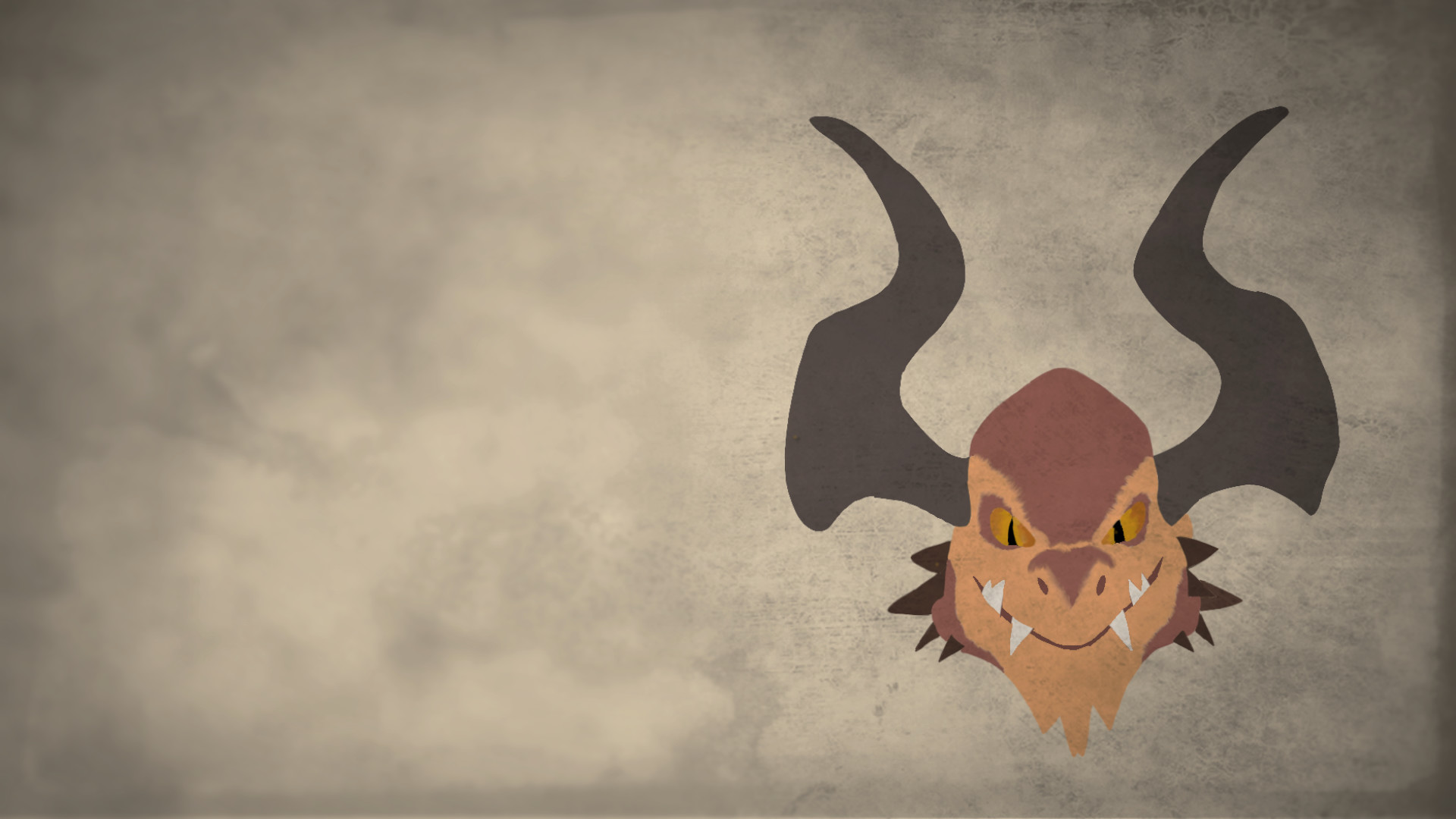 Drogoz, Paladins, Corna, Minimalista, Full HD 1080p, sfondo desktop