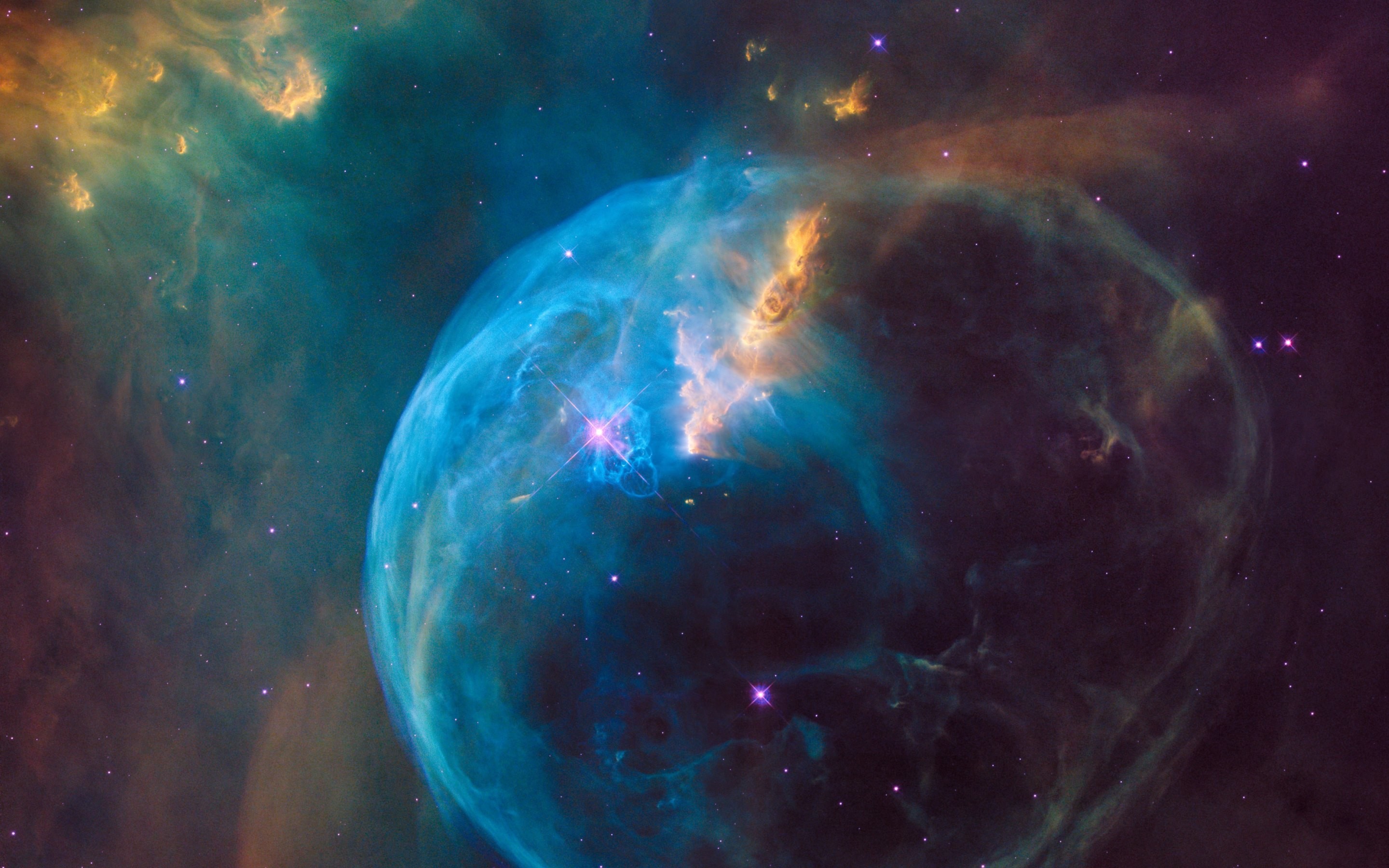 Nebulosa Bolla, NGC 7635, Hubble, Spazio, 2880x1800, immagine di sfondo
