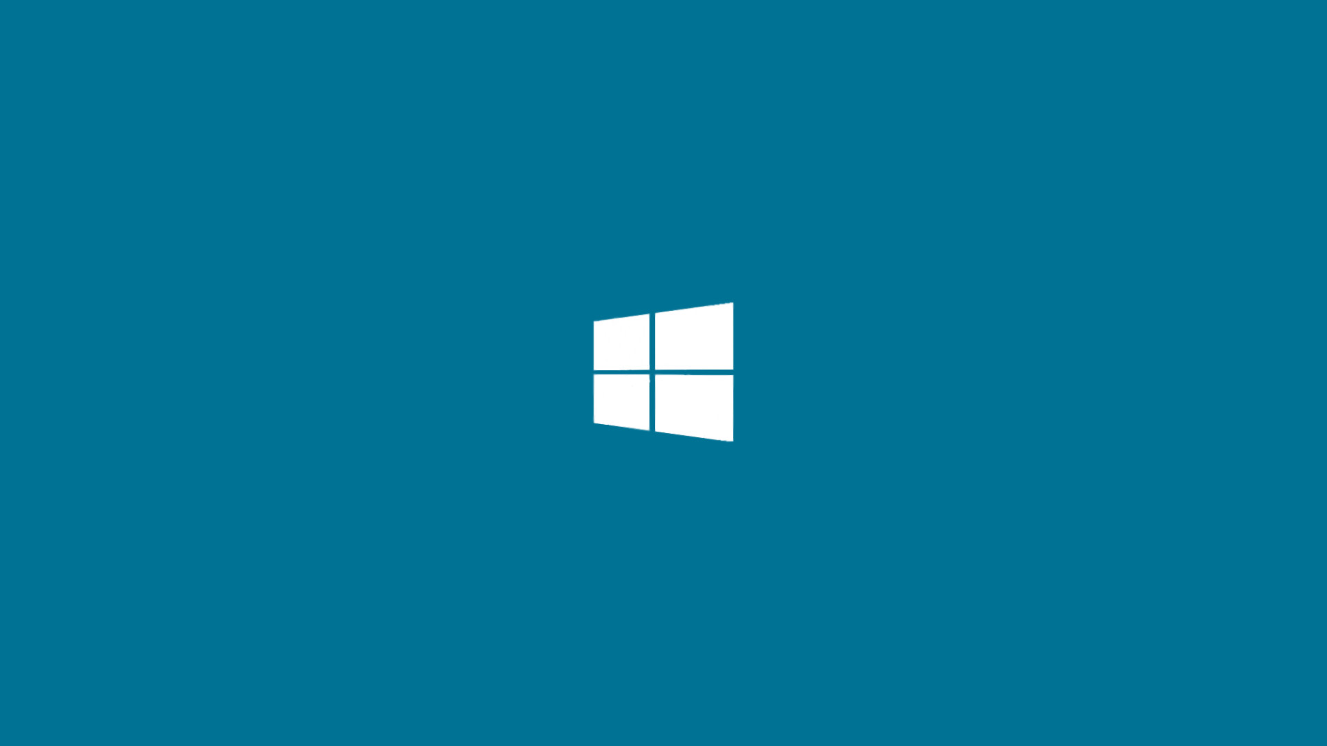 Windows 8, Logo Windows, Verde acqua, Minimalista, 16:9 Full HD, sfondo widescreen