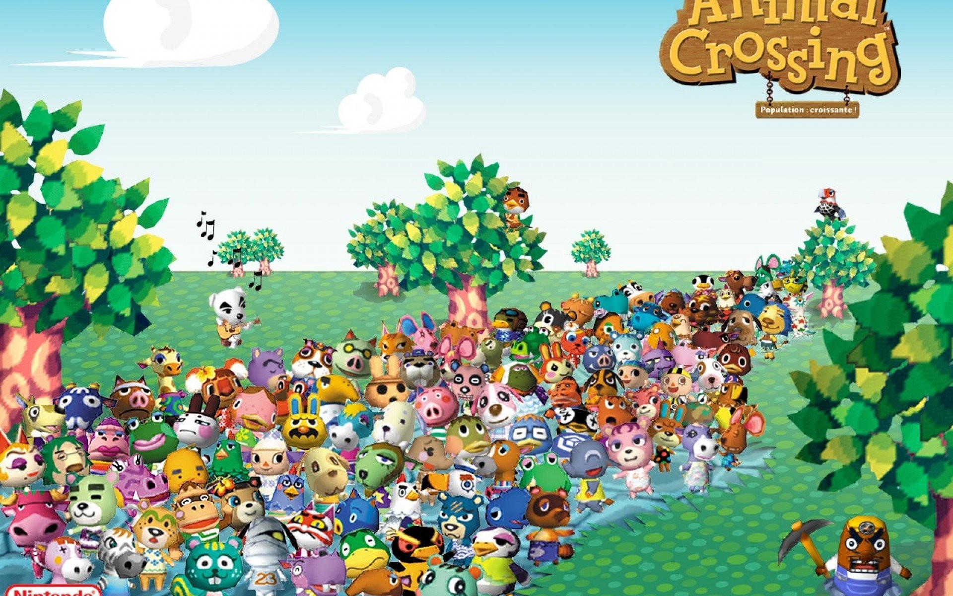 Animal Crossing, Animal Crossing: Population Growing!, Abitanti, Villaggio, sfondo desktop 1920x1200