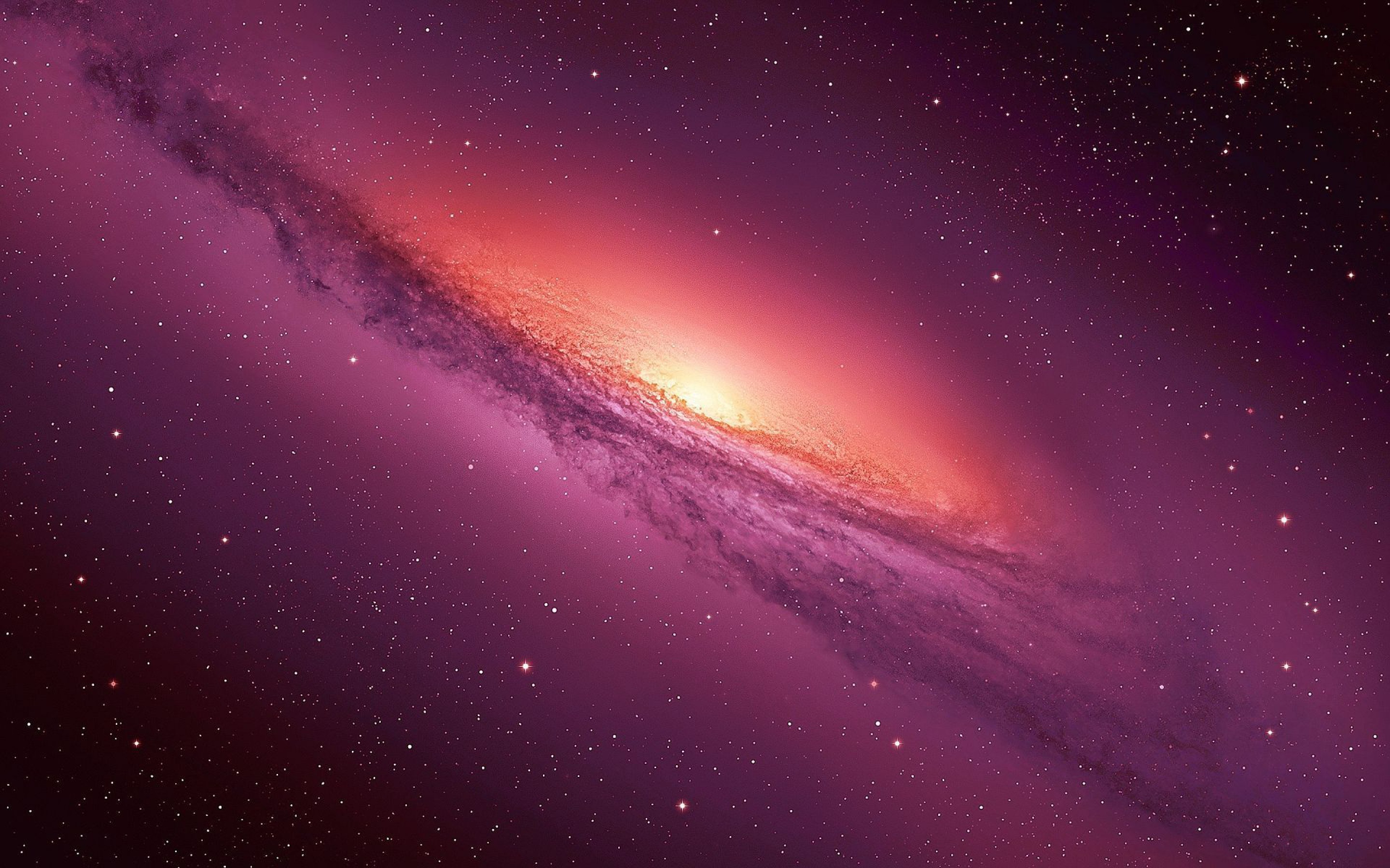 Galassia, Rosa, Spazio, Arte digitale, 2880x1800, sfondo MacBook Pro