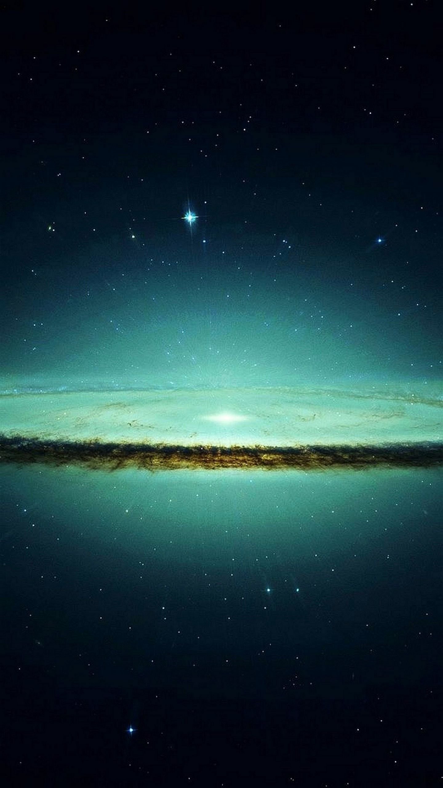 Galassia Sombrero, Galassia, Spazio, wallpaper LG G4
