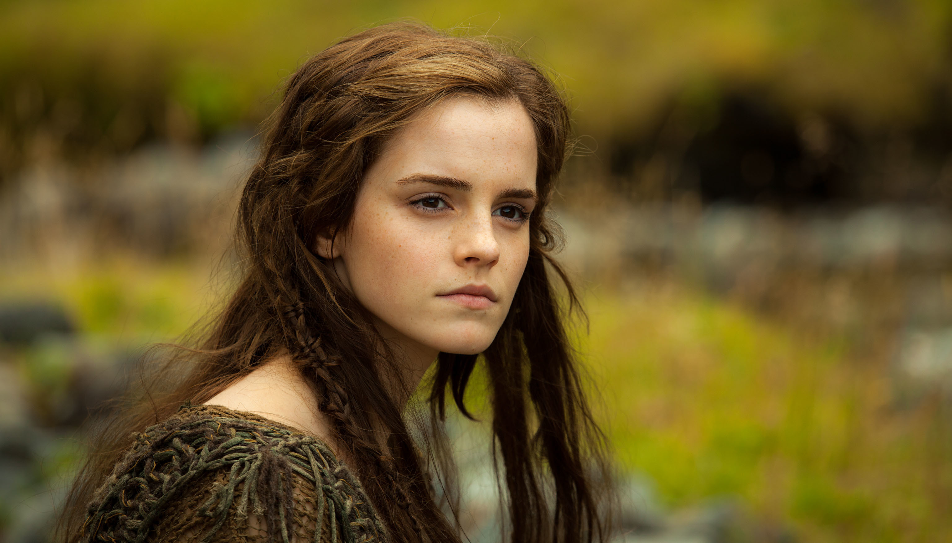 Emma Watson, Ila, Noah, Trecce, 2K, sfondo per PC e portatile
