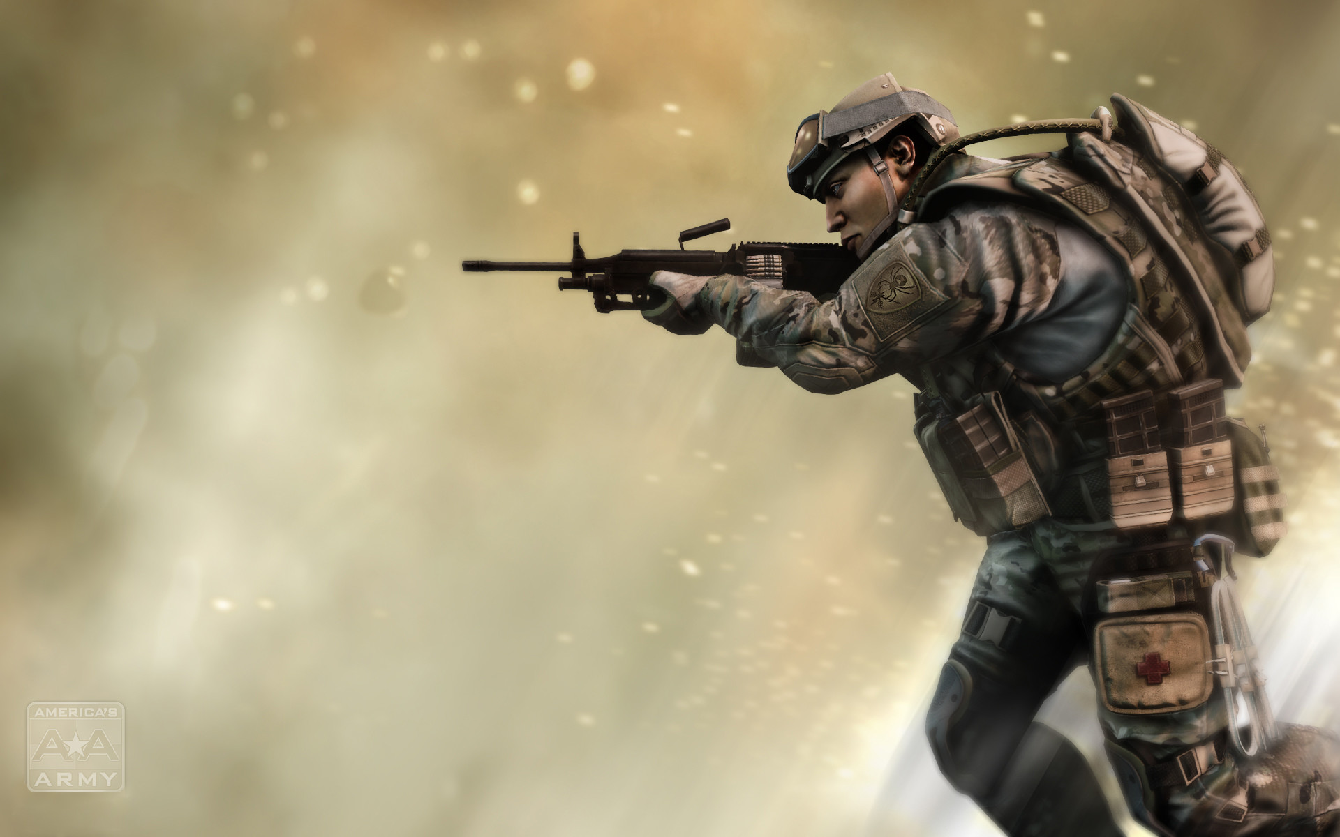 Soldato, Fucile, Combattimento, Polvere, Full HD, sfondo per PC