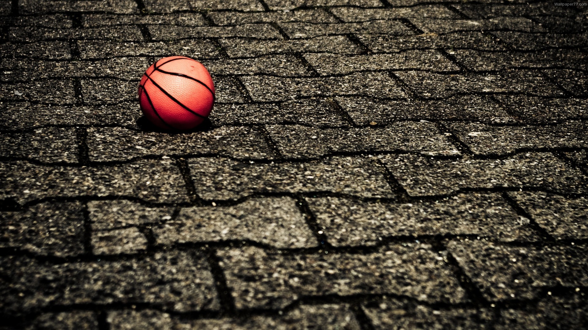 Pallone da basket, Pavé, Minimalismo, 1920x1080, sfondo per PC