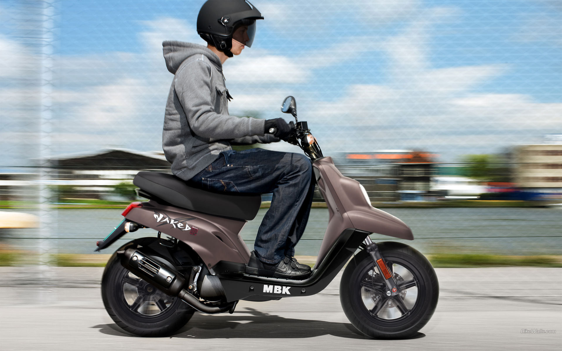 MBK Booster, Scooter, Città, 16:10 Full HD, sfondo widescreen