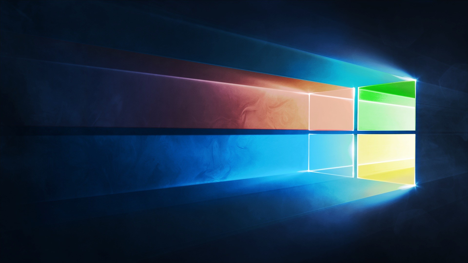 Windows 10, Logo Windows, Luce, Full HD, sfondo per PC e portatile