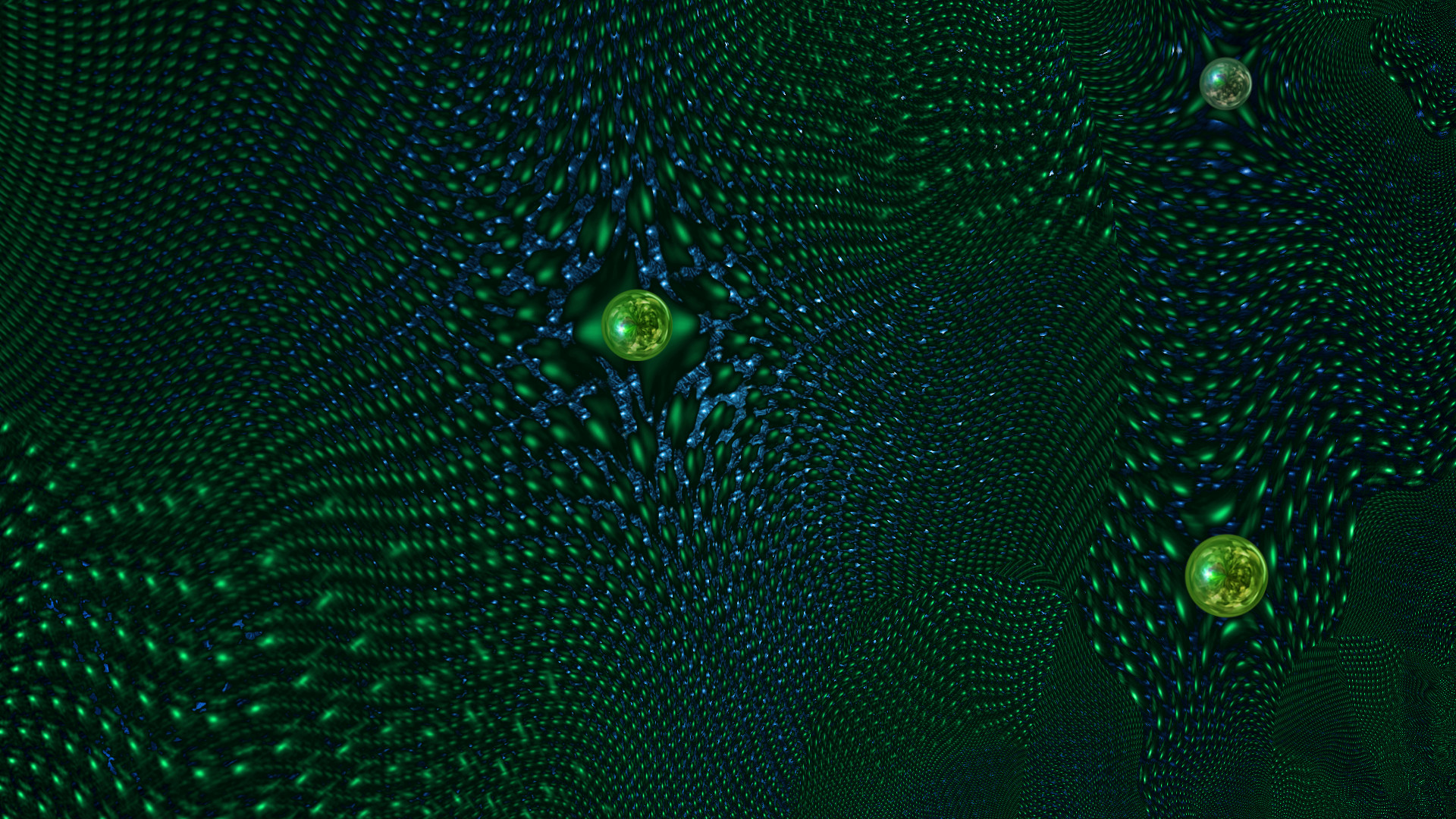 Motivo, Puntini, Verde, Sfondo scuro, Full HD, wallpaper desktop