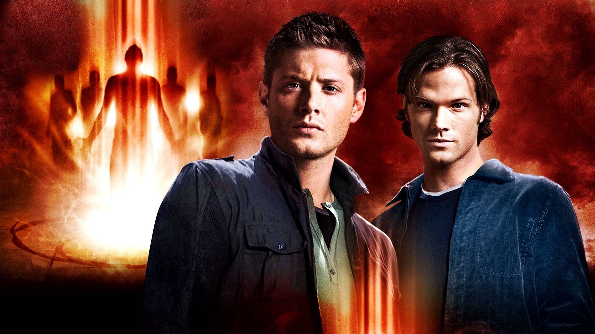 Dean Winchester, Sam Winchester, Supernatural, Fuoco, Poster, 16:9 Full HD, sfondo widescreen