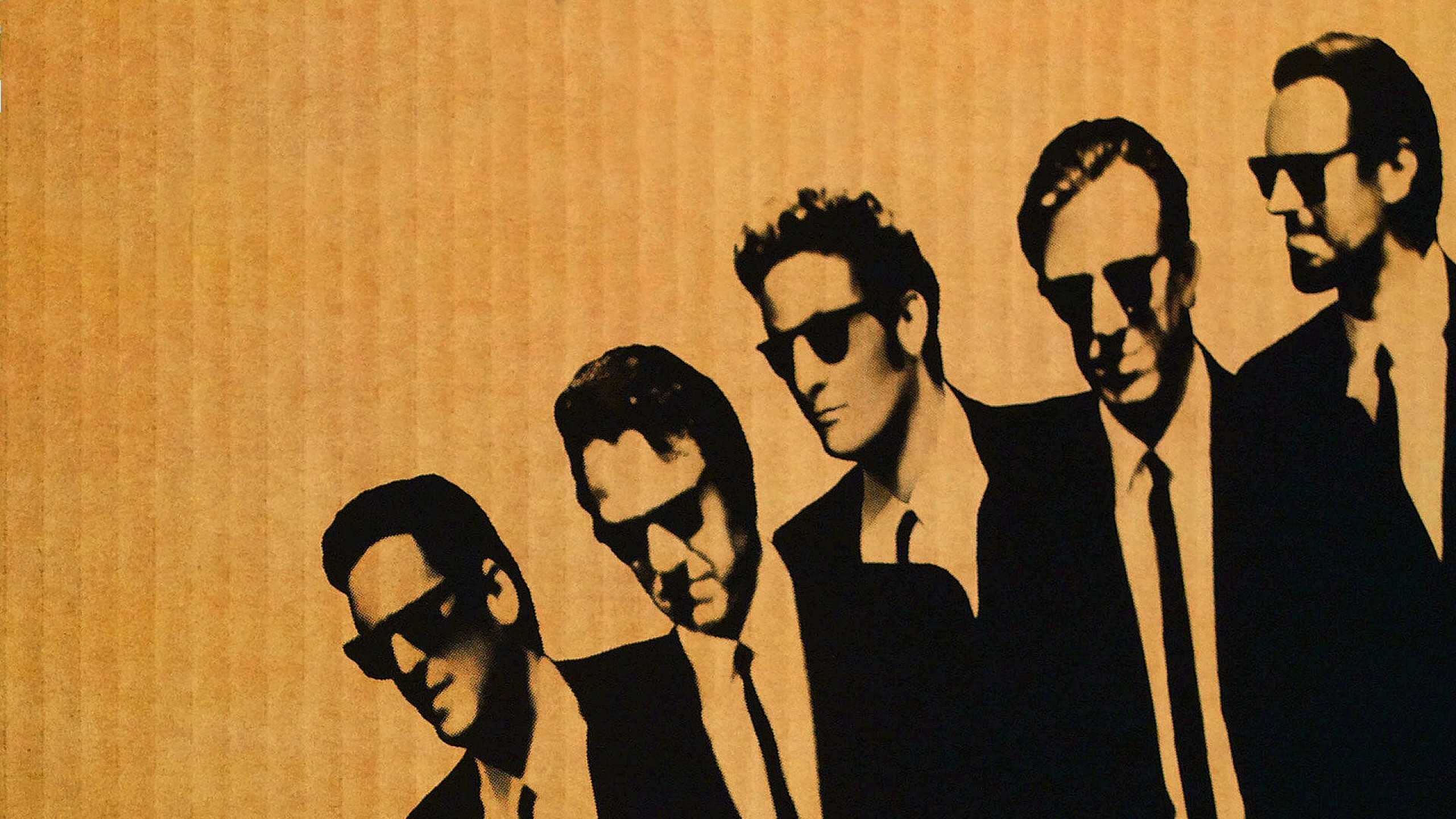 Le iene, Reservoir Dogs, Quentin Tarantino, Silhouette, Occhiali da sole, sfondo widescreen 2K