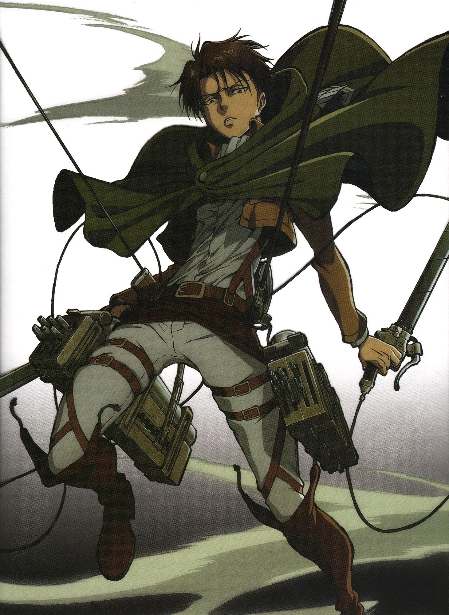 Levi Ackerman, L'attacco dei giganti, Lame, Anime, QHD+, sfondo per iPad e tablet