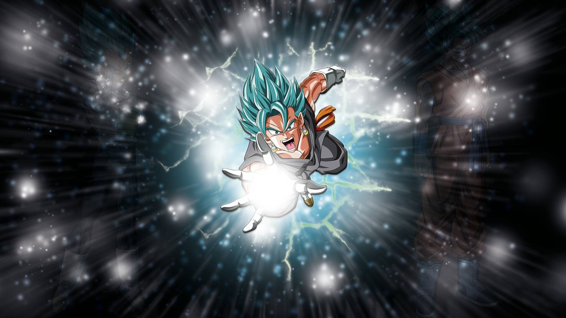 Goku, Super Saiyan Blue, Energia, Dragon Ball Super, 1920x1080, sfondo per PC