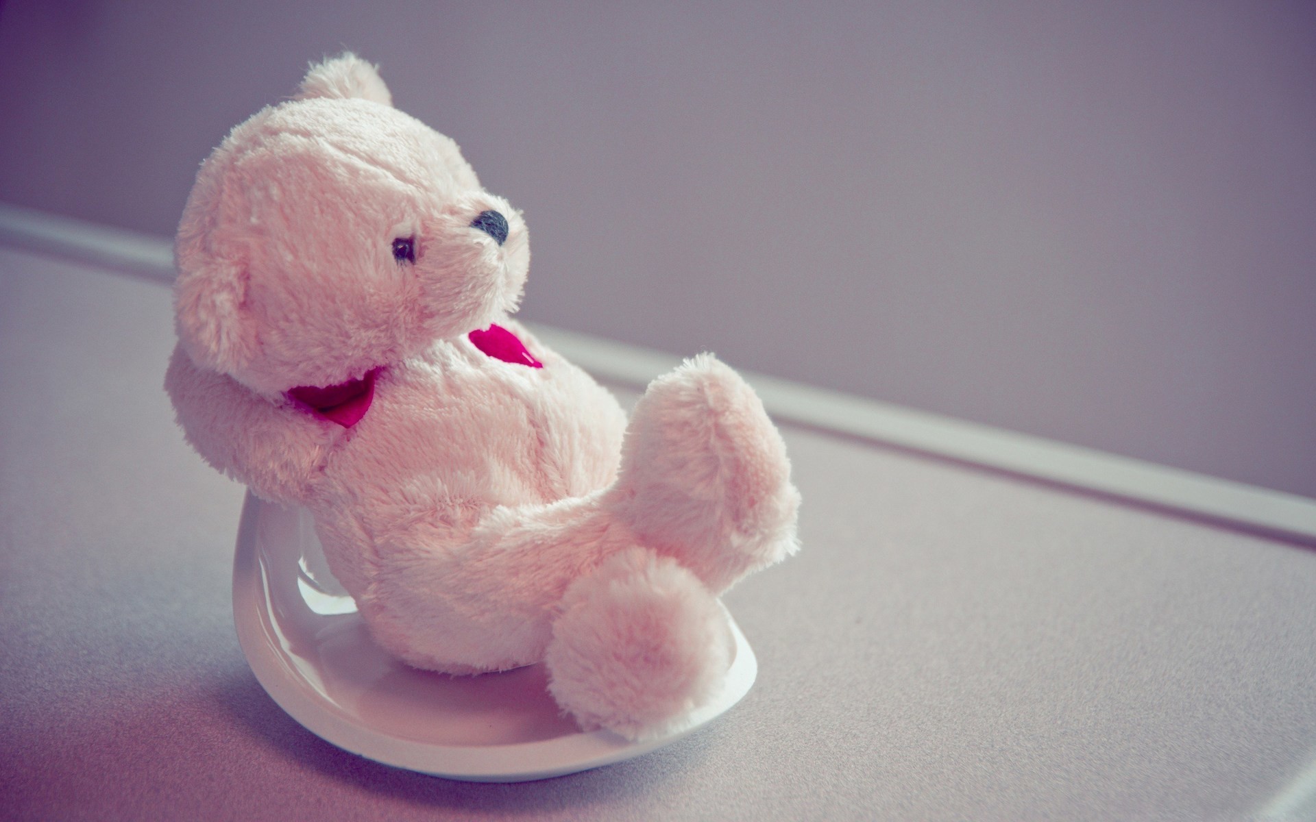 Orsacchiotto, Peluche, Tazza, Pastello, 16:10 Full HD, sfondo widescreen