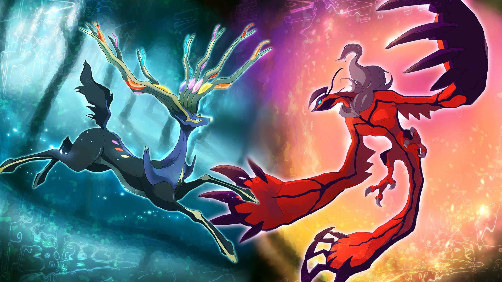 Xerneas, Yveltal, Pokémon X e Y, Leggendari, Pokémon, Full HD, sfondo per portatile