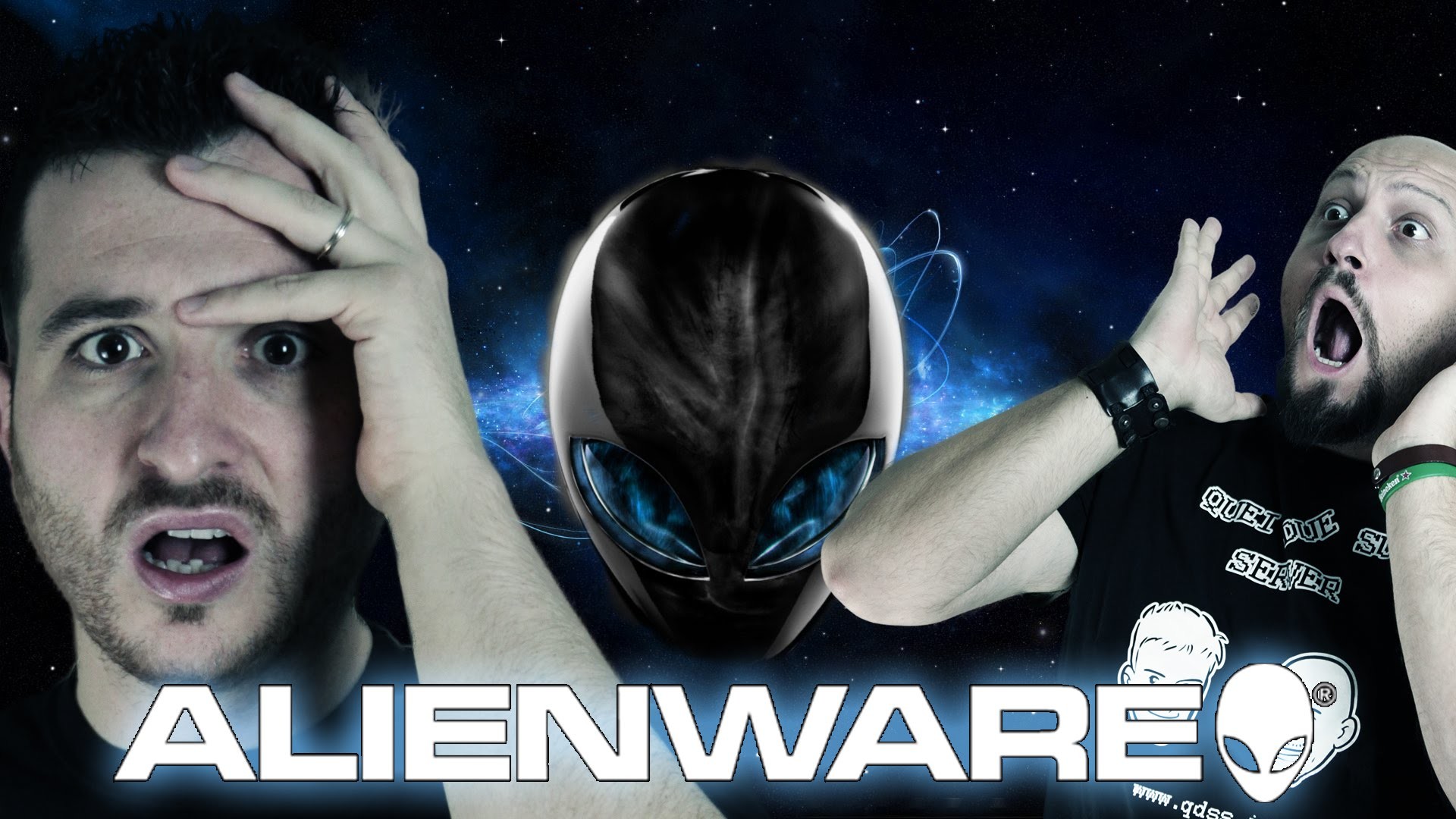 Alienware, Logo, Youtuber, Spazio, Full HD, sfondo per portatile