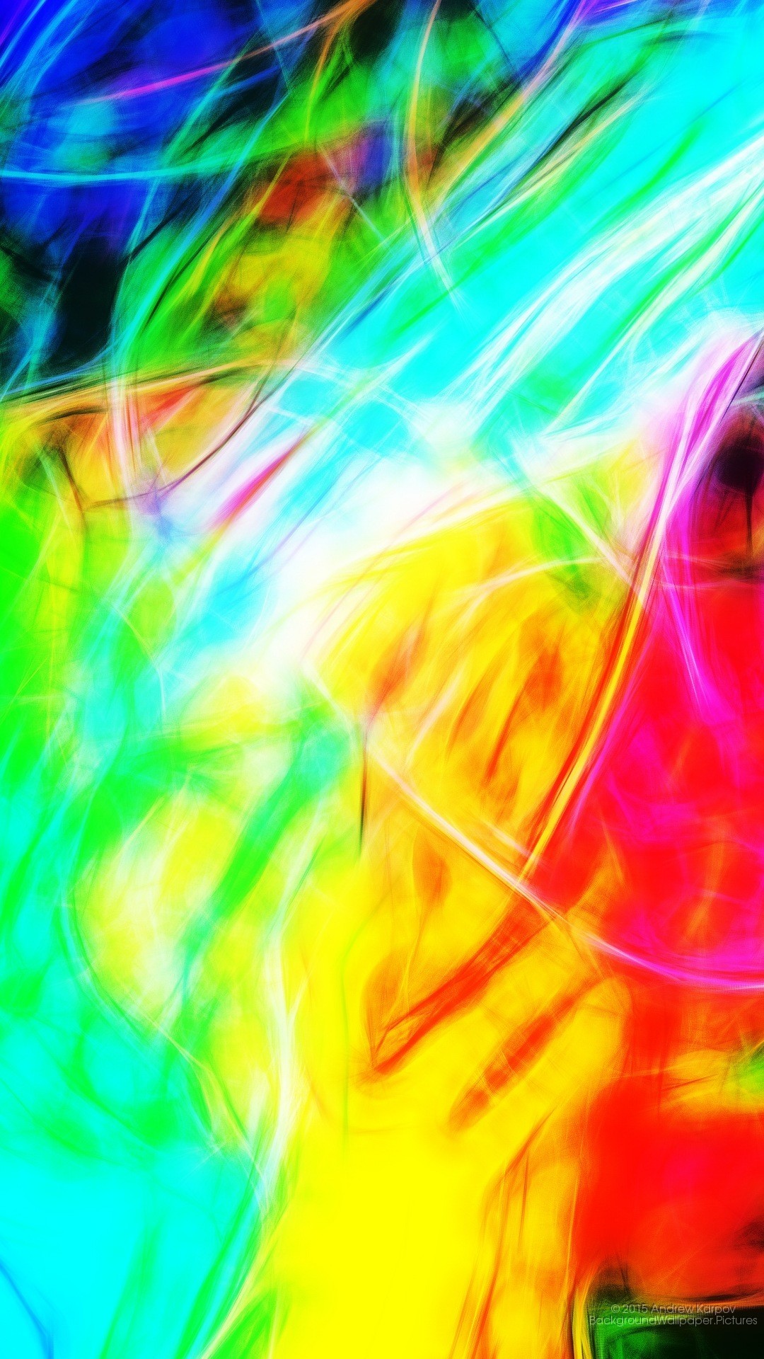 Astratto, Colori vivaci, Arte digitale, Full HD, sfondo verticale per cellulare