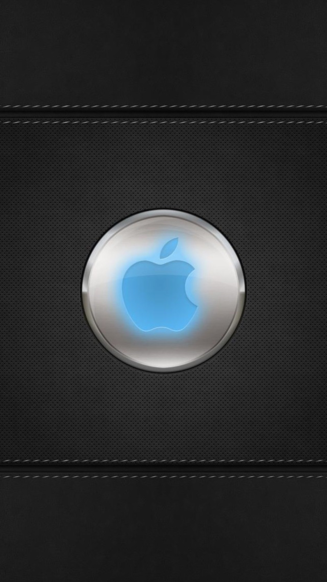 Logo Apple, Apple, Pelle, Pulsante, sfondo iPhone 6 Plus