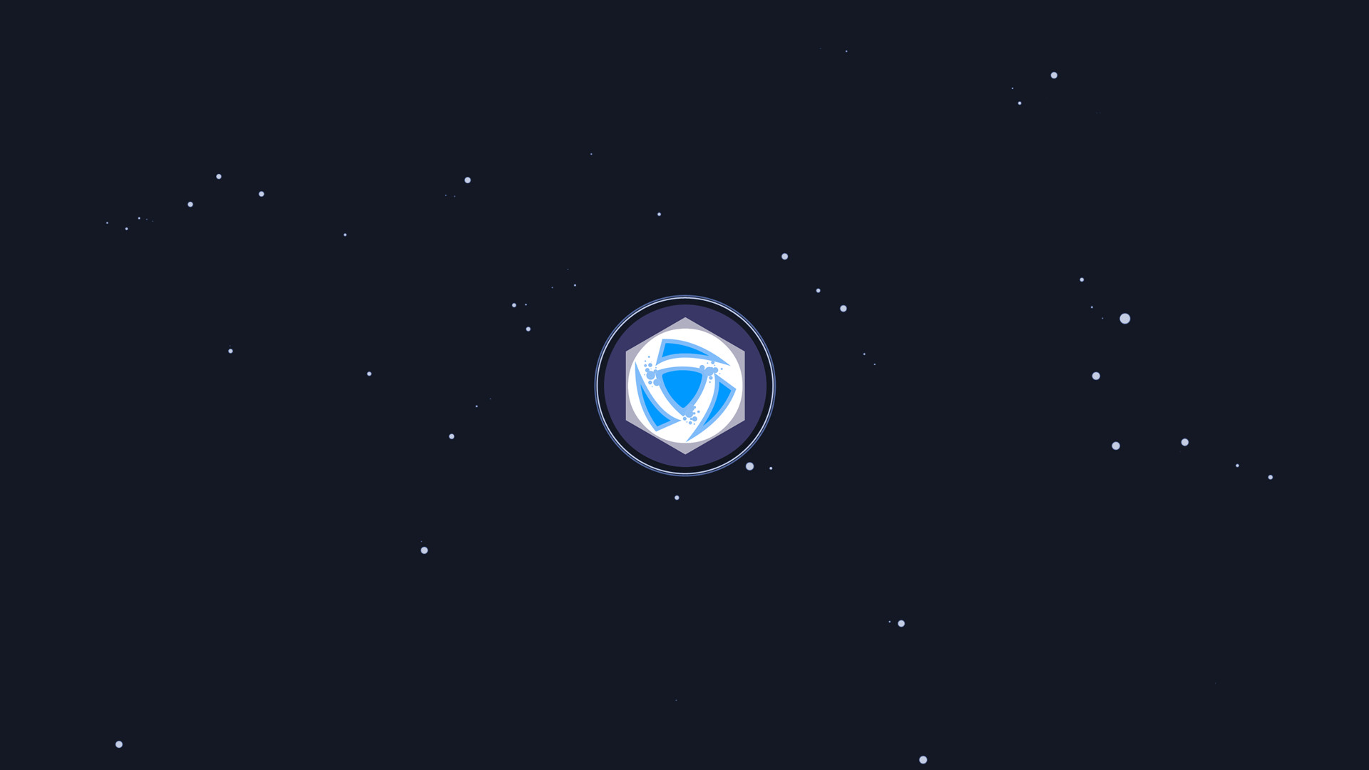 Heroes of the Storm, Logo, Notte stellata, Minimalista, Full HD, sfondo per PC e portatile