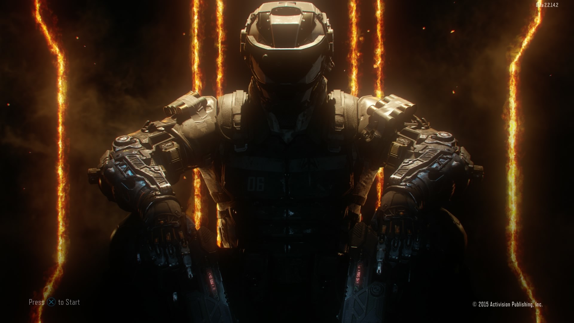 Call of Duty: Black Ops III, Soldato, Armatura, Luci arancioni, 1920x1080, immagine di sfondo