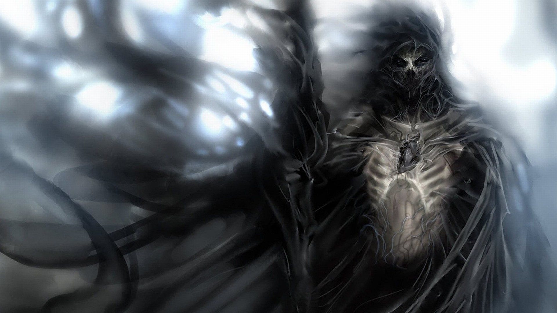 Tristo Mietitore, Morte, Scheletro, Arte dark, 1920x1080, immagine di sfondo
