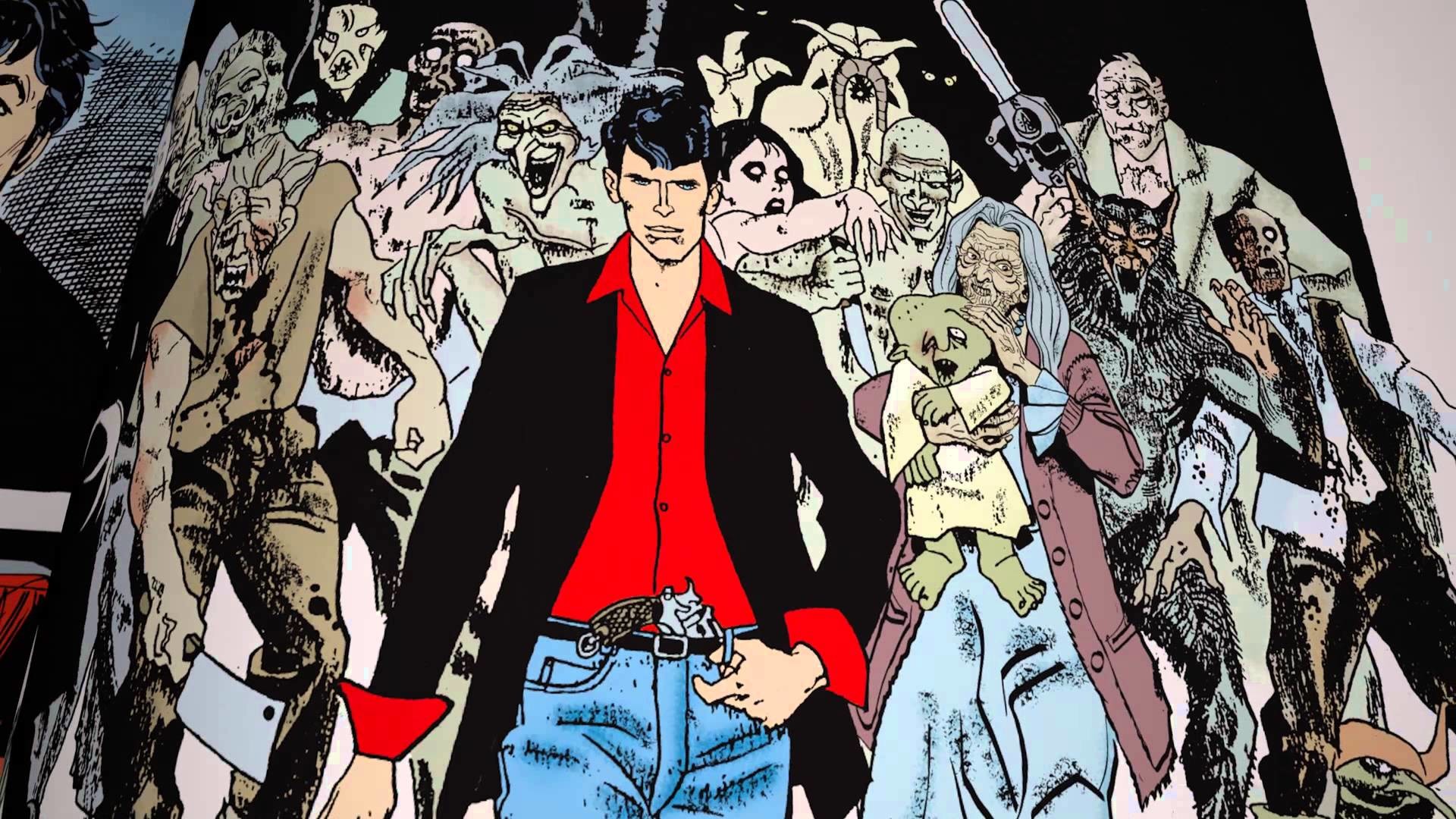 Dylan Dog, Mostri, Zombie, Fumetto, 16:9 Full HD, wallpaper widescreen