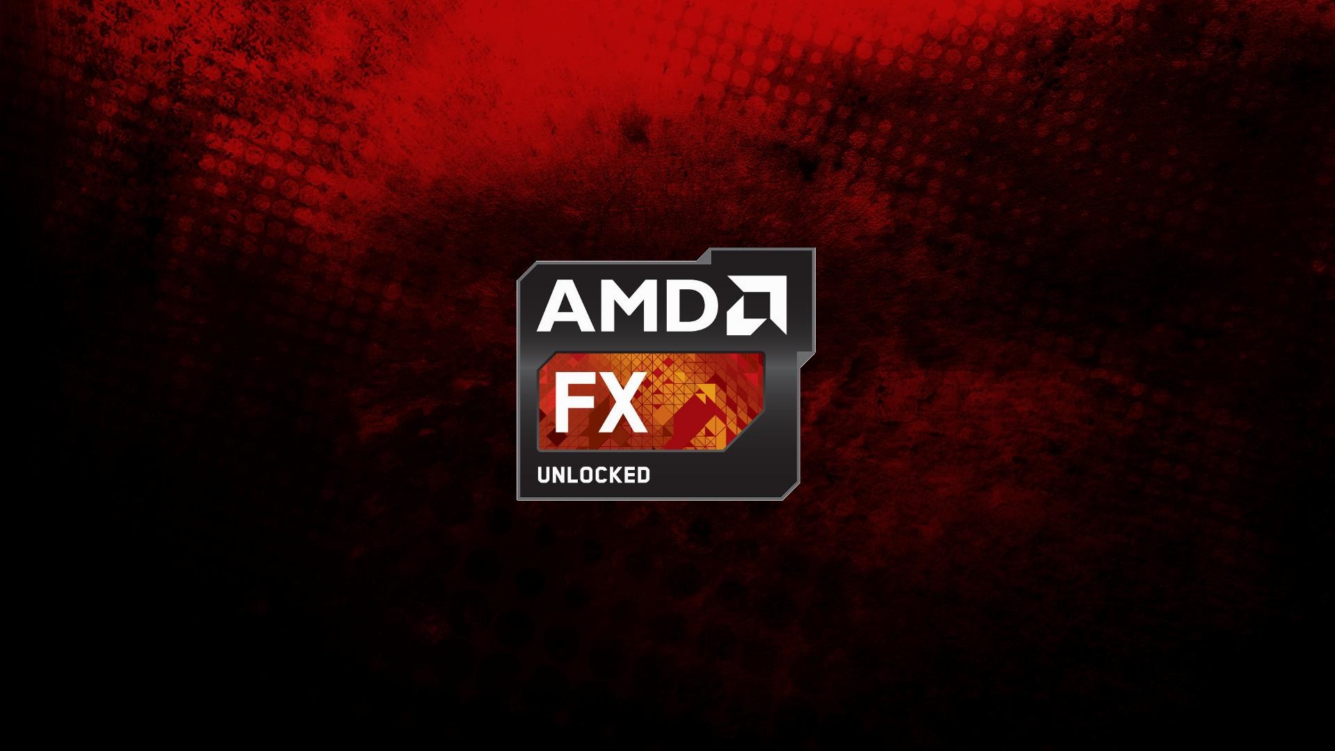 AMD FX, Logo, Rosso, Full HD 1080p, sfondo desktop