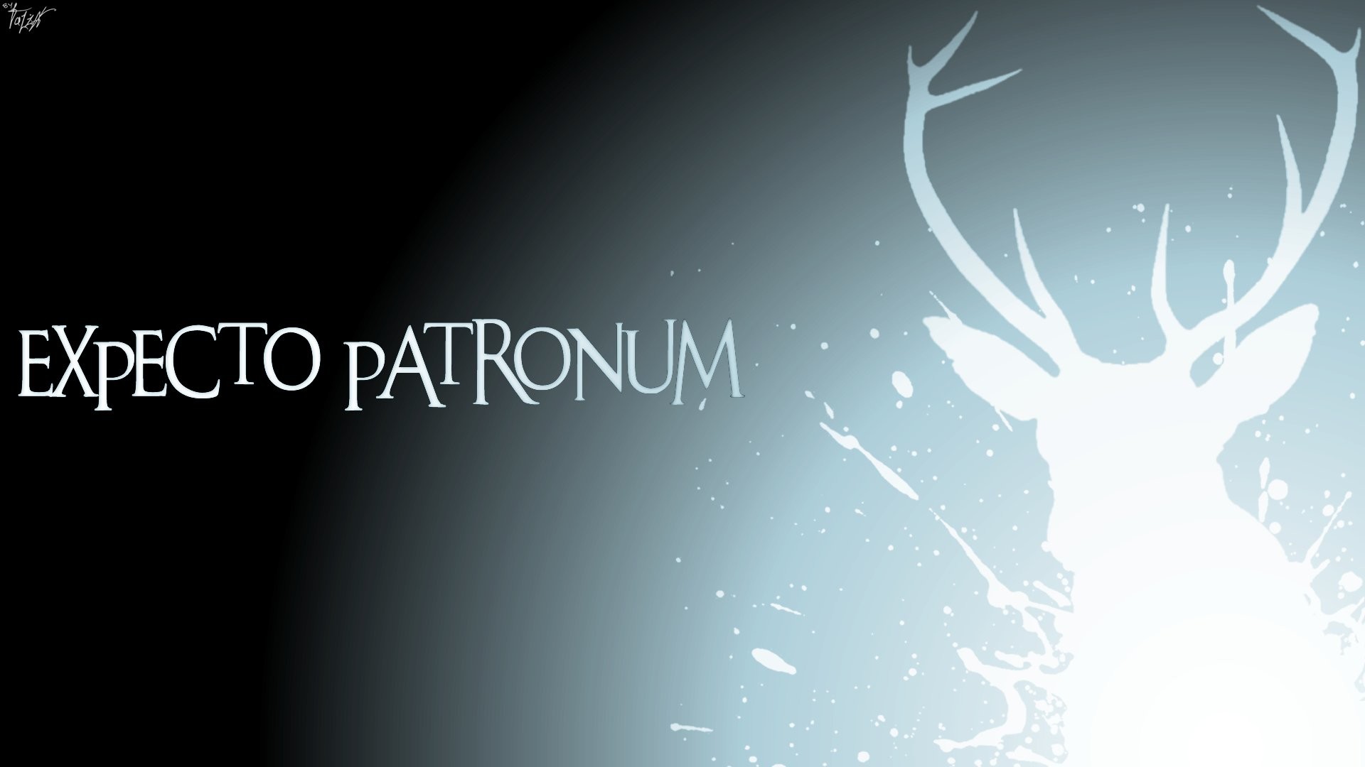 Expecto Patronum, Patronus, Cervo, Harry Potter, Full HD 1080p, sfondo desktop