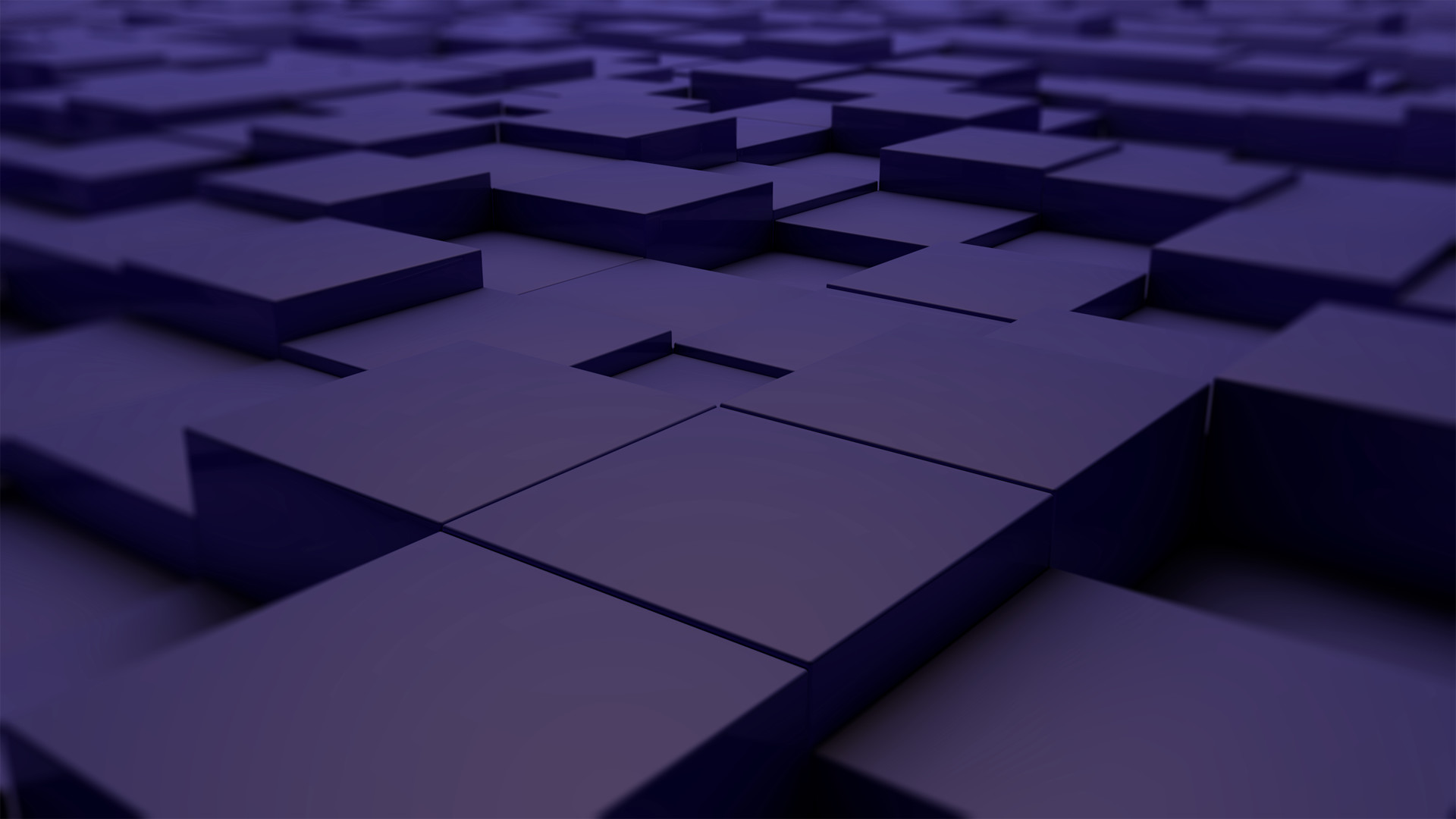 Cubi 3D, Rilievo geometrico, Viola scuro, Arte digitale, 1920x1080, immagine di sfondo