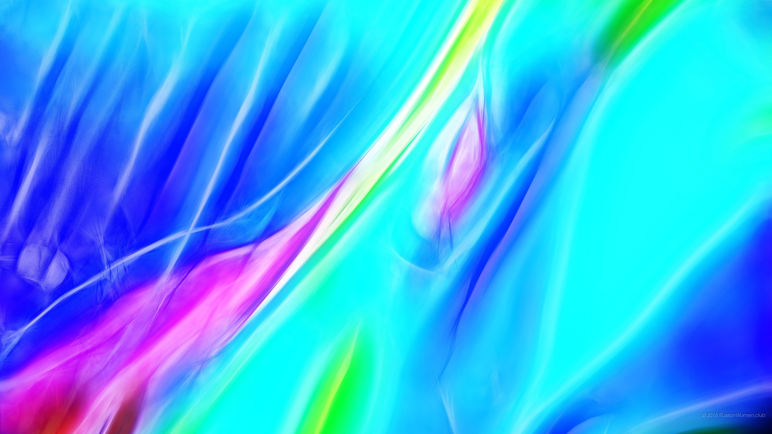 Astratto, Colori, Arte digitale, Azzurro, sfondo 2K per desktop