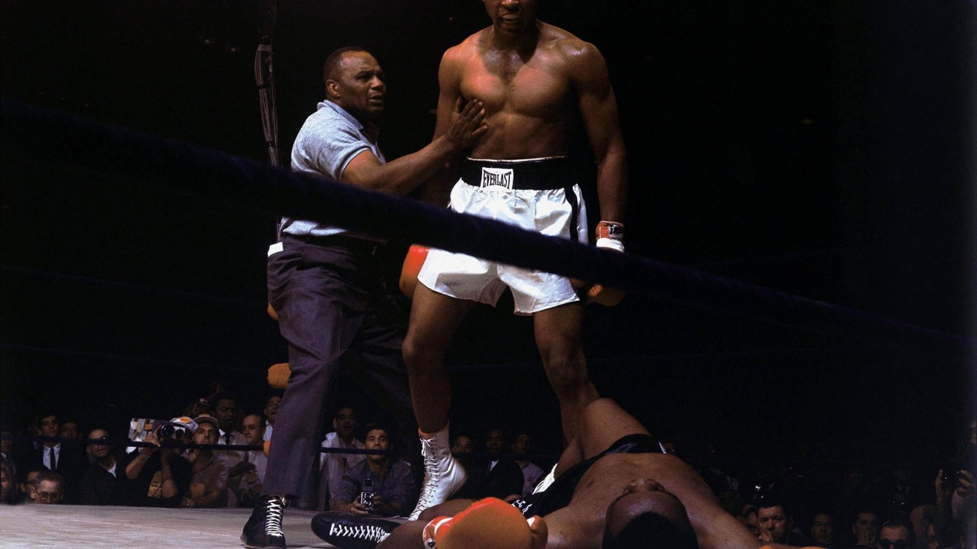 Muhammad Ali, Arbitro, Ring, Knockout, 16:9 Full HD, sfondo widescreen