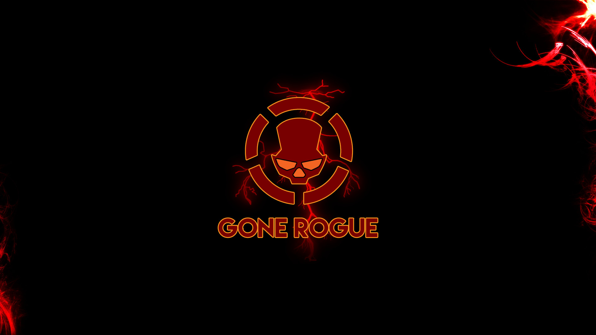 Tom Clancy's The Division, Gone Rogue, Logo, Sfondo nero, Full HD, wallpaper per portatile