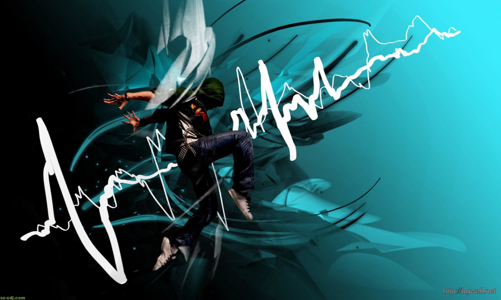 Ballerino, Onda sonora, Turchese, Arte digitale, Full HD, sfondo desktop