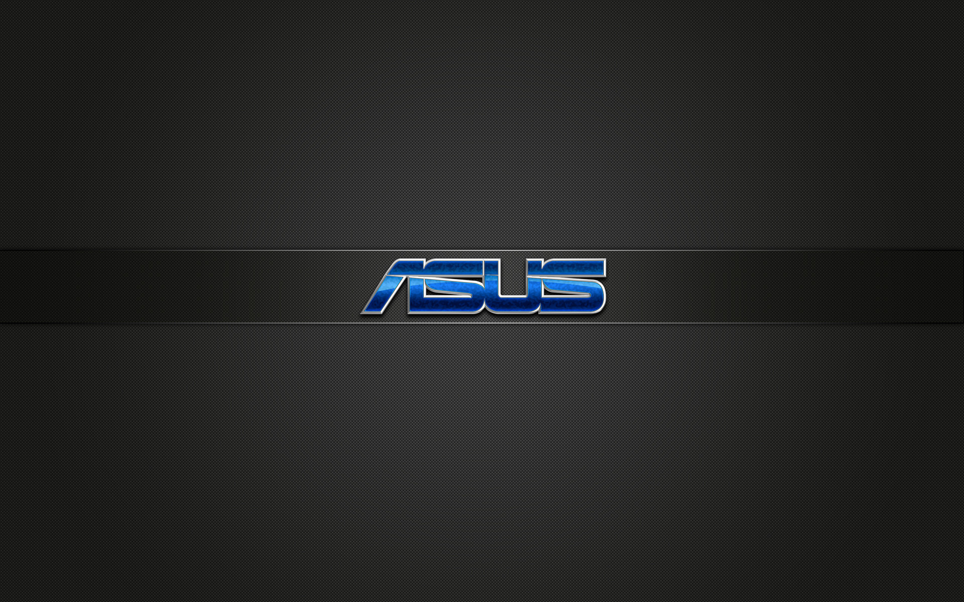 ASUS, Logo blu, Grigio scuro, Minimalista, 16:10 Full HD, sfondo widescreen