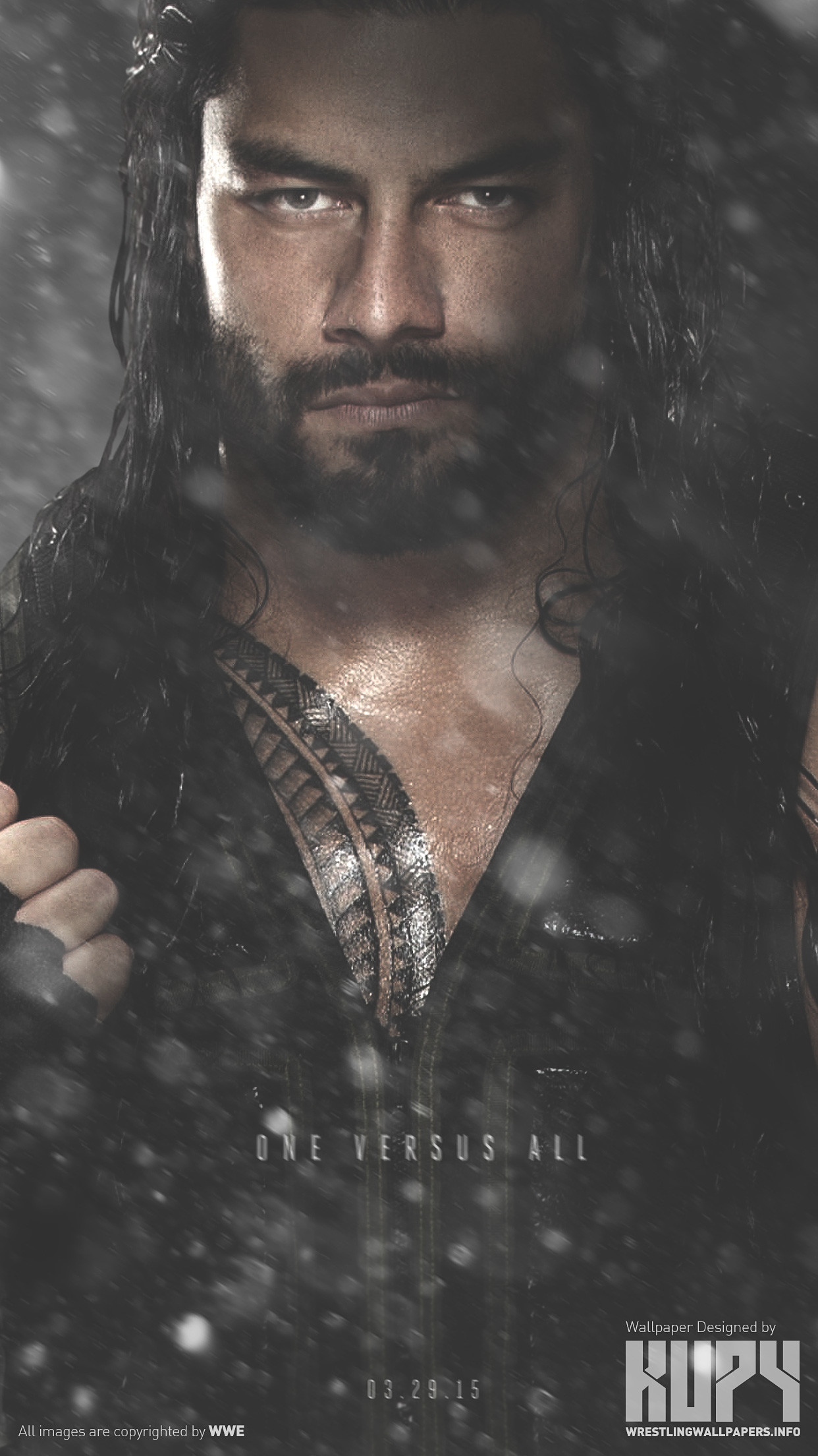Roman Reigns, WWE, Primo piano, Toni scuri, 1242x2208, schermata di blocco iPhone