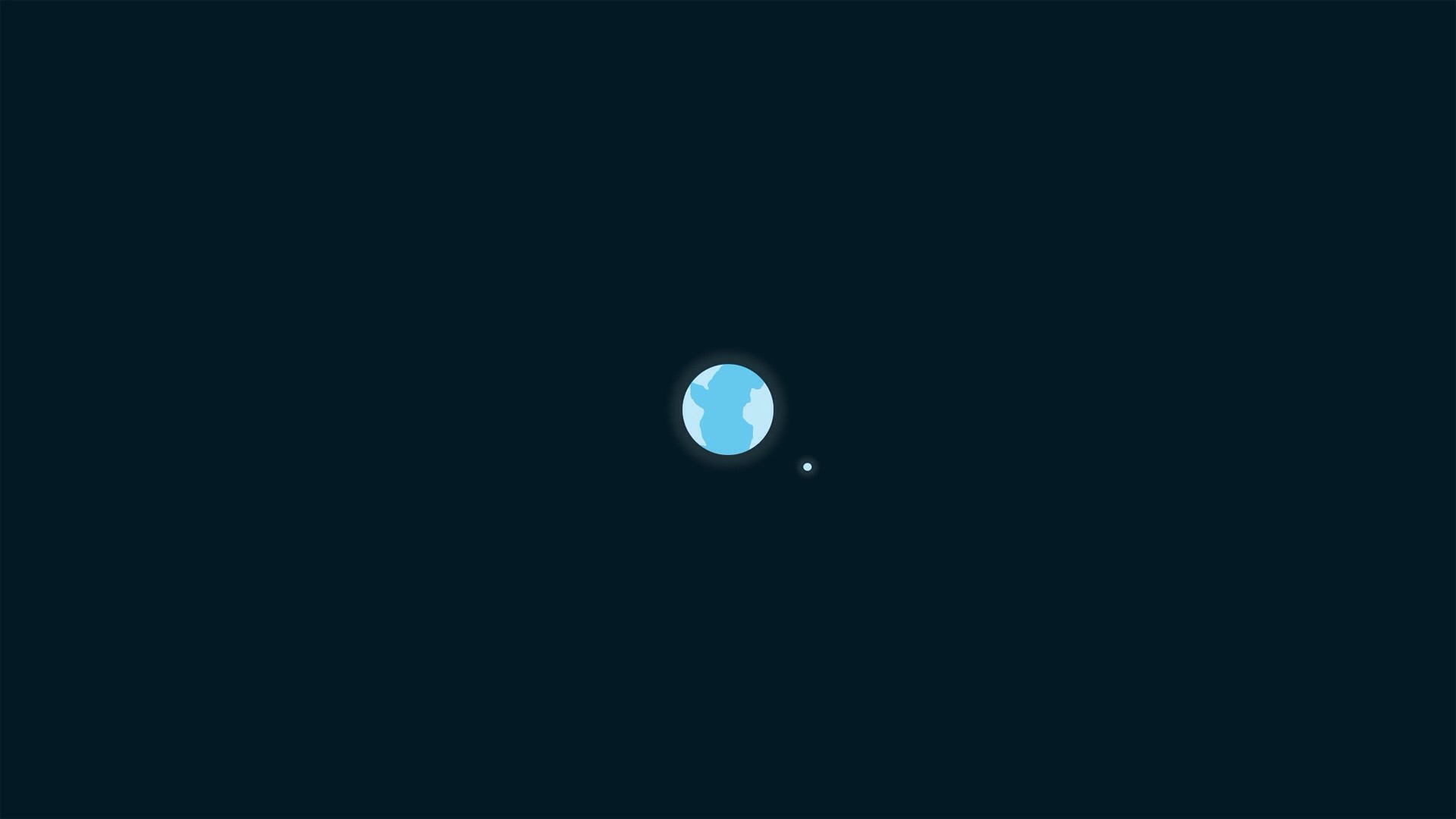 Terra, Spazio, Pianeta, Sfondo scuro, Minimalismo, Full HD, wallpaper per computer