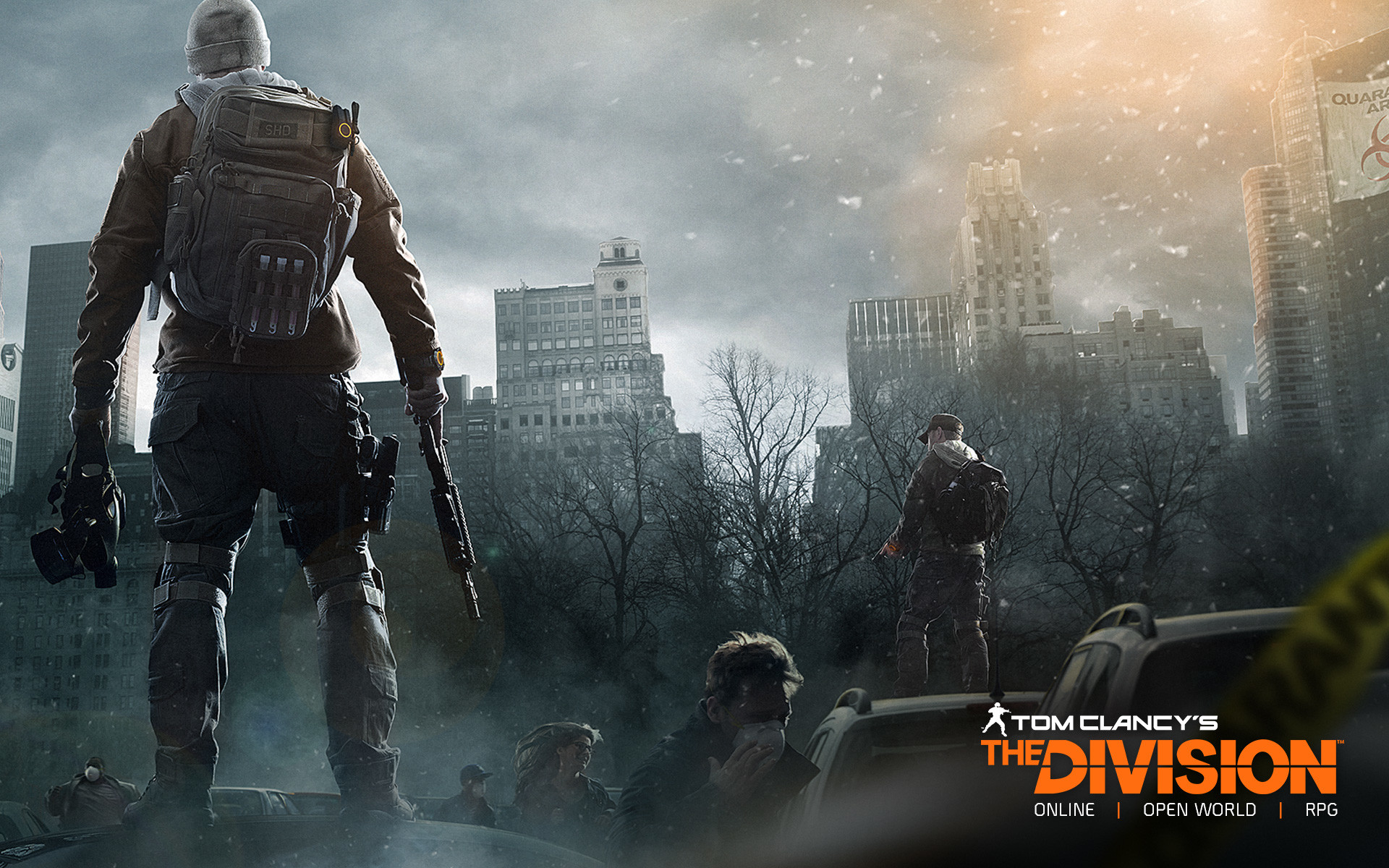 Tom Clancy's The Division, Agente, New York, Logo, Full HD, sfondo desktop