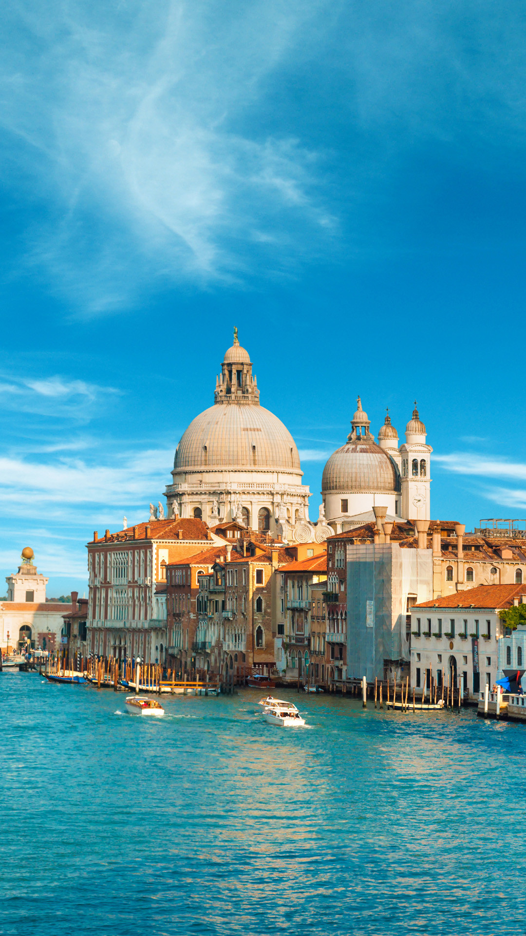 Santa Maria della Salute, Venezia, Laguna, Verticale, Full HD, wallpaper per smartphone
