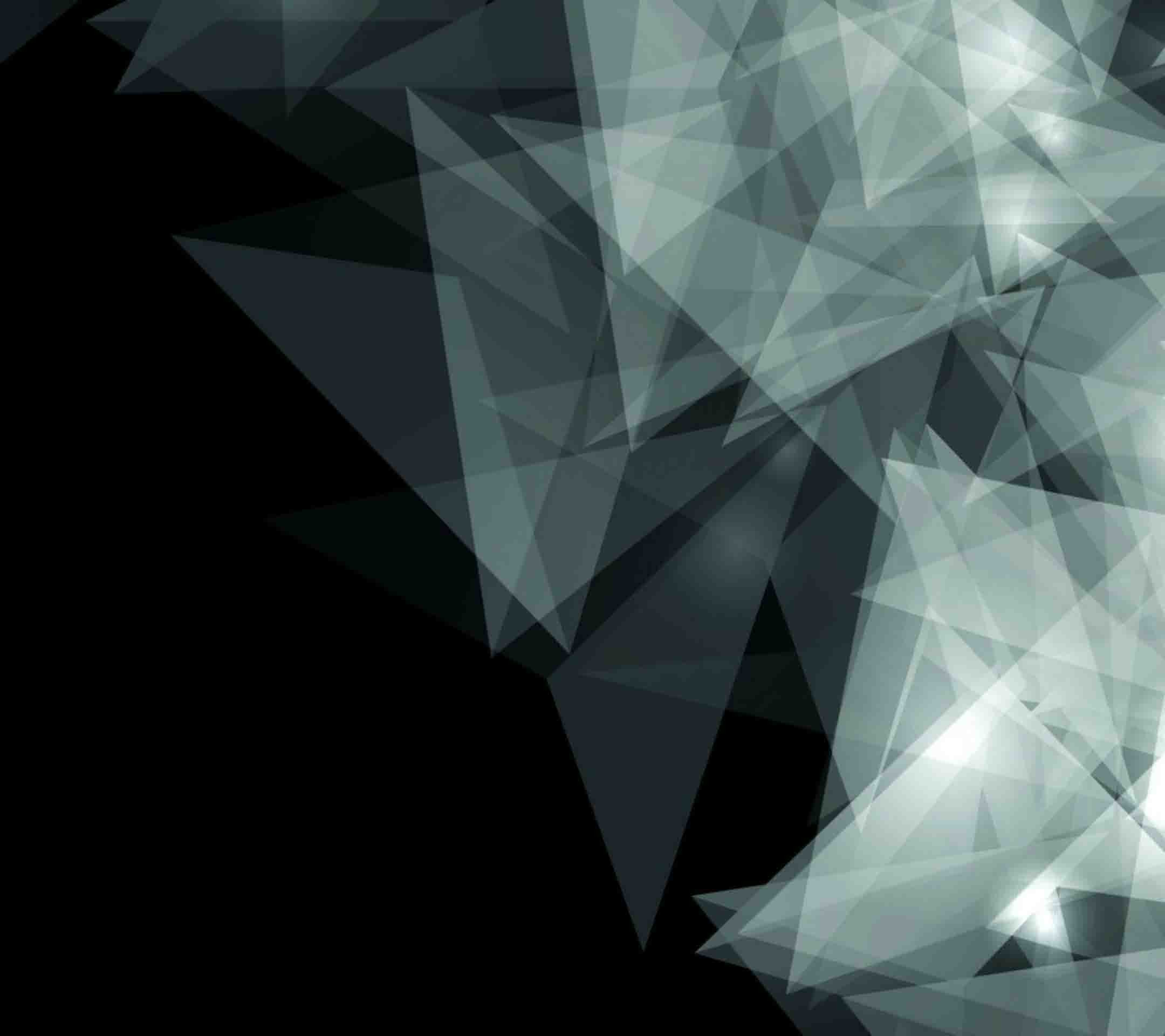 Triangoli, Forme geometriche, Sfondo nero, Full HD, schermata di blocco iPad