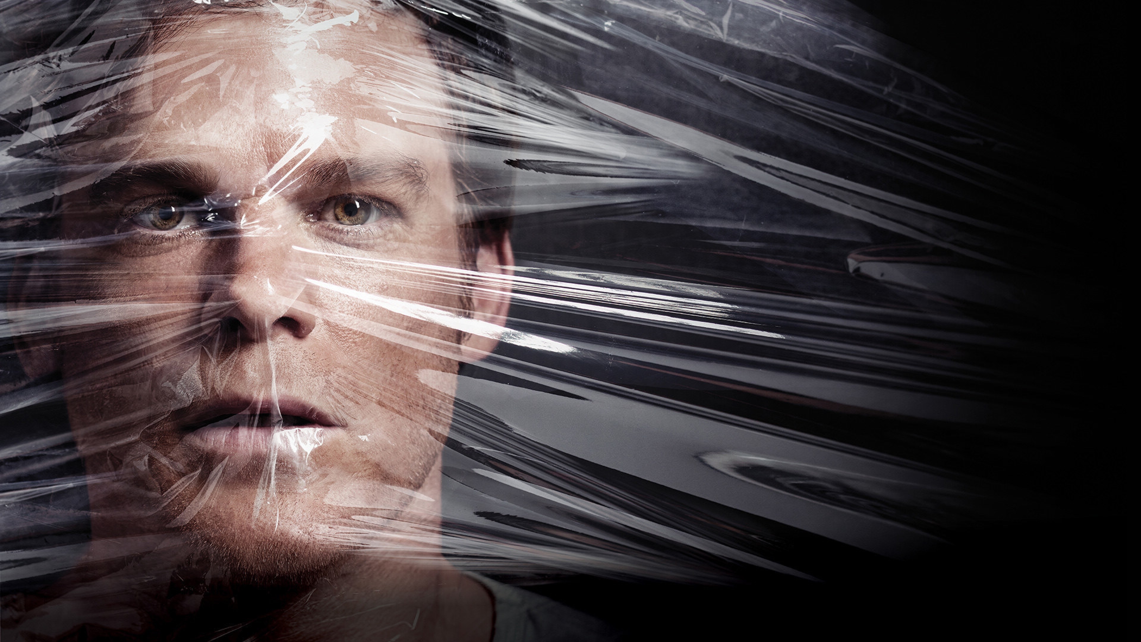 Dexter Morgan, Michael C. Hall, Dexter, Pellicola di plastica, Primo piano, sfondo 4K per PC